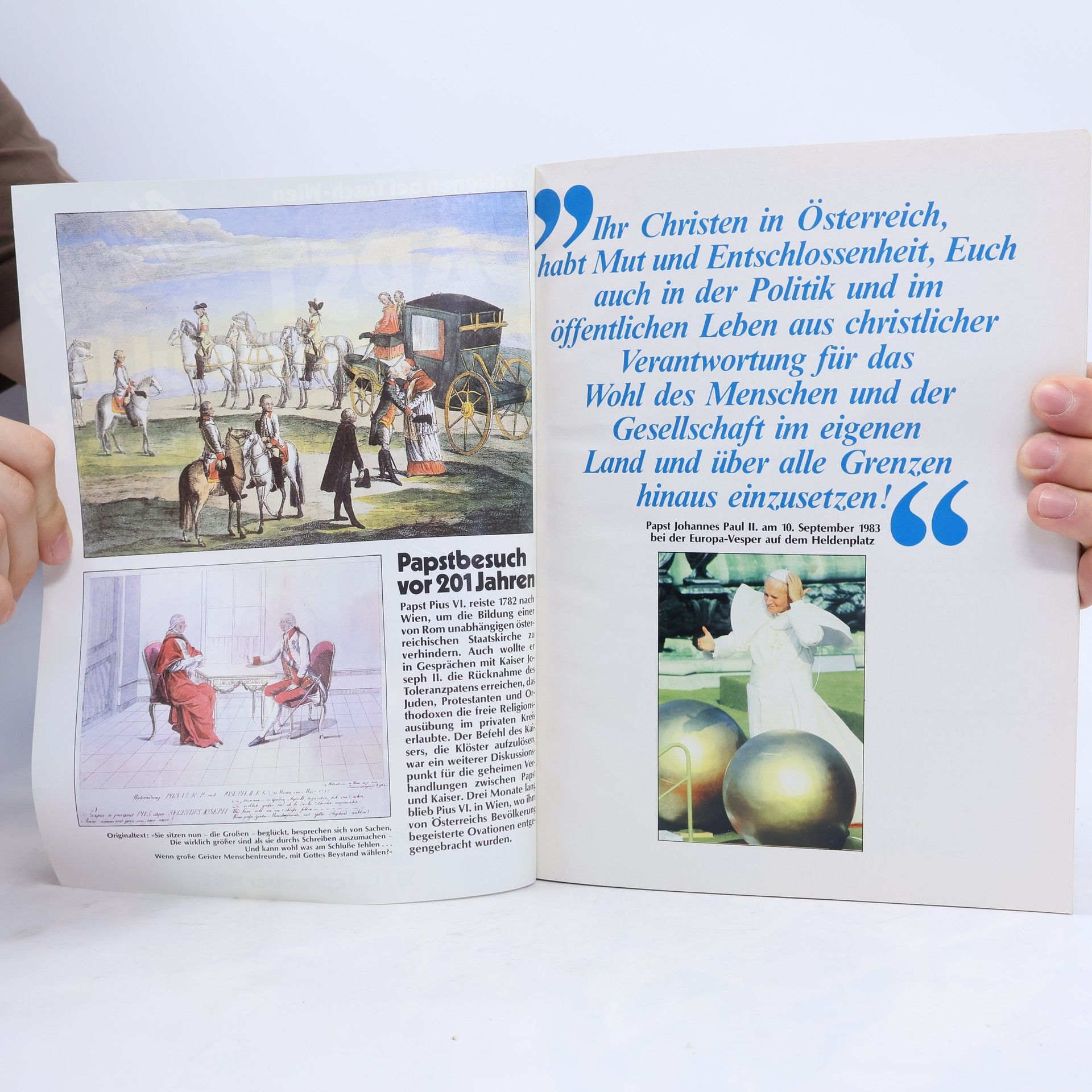 Autorenkollektiv Papst Johannes Paul II. in Österreich