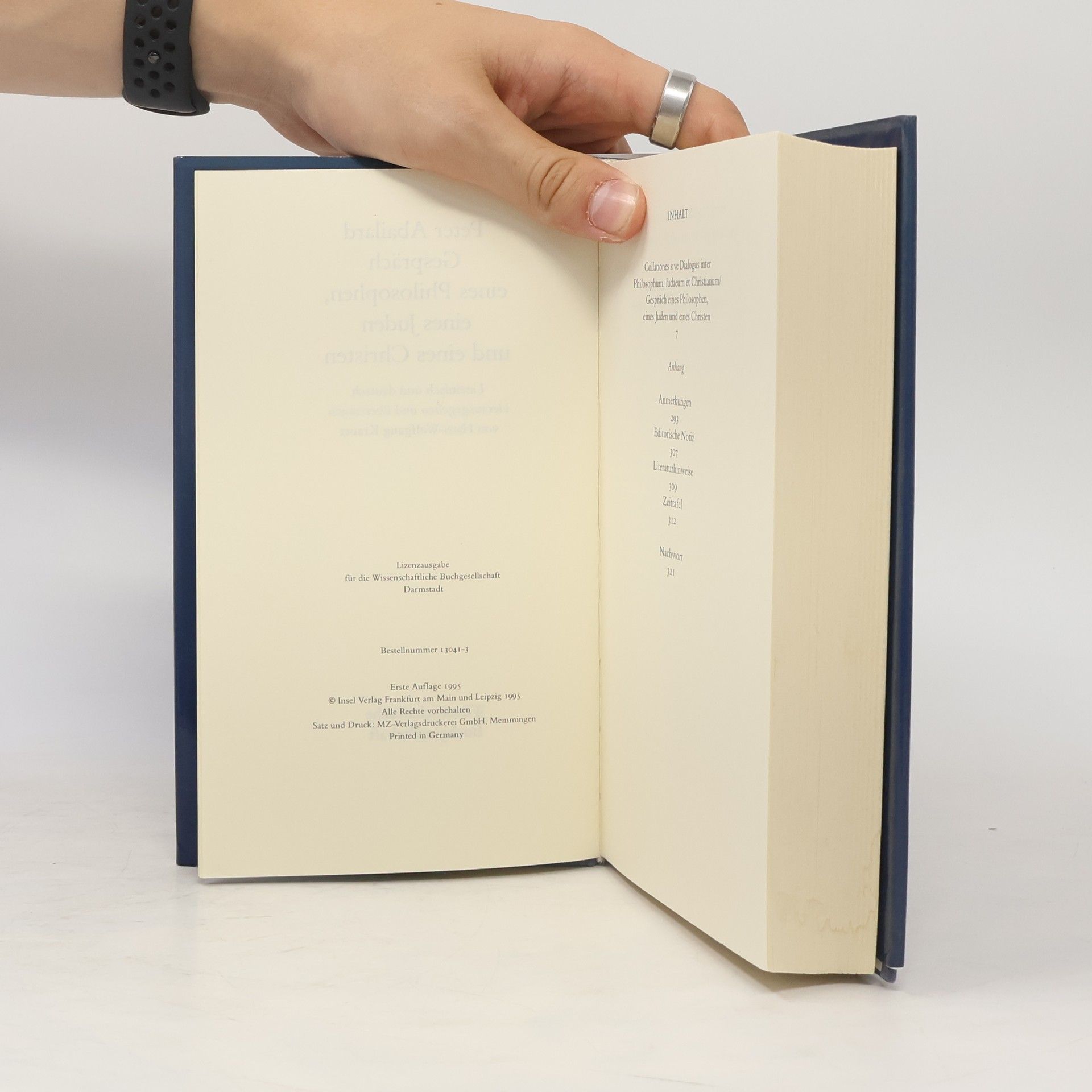 Petrus Abaelardus Gespräch eines Philosophen, eines Juden und eines Christen