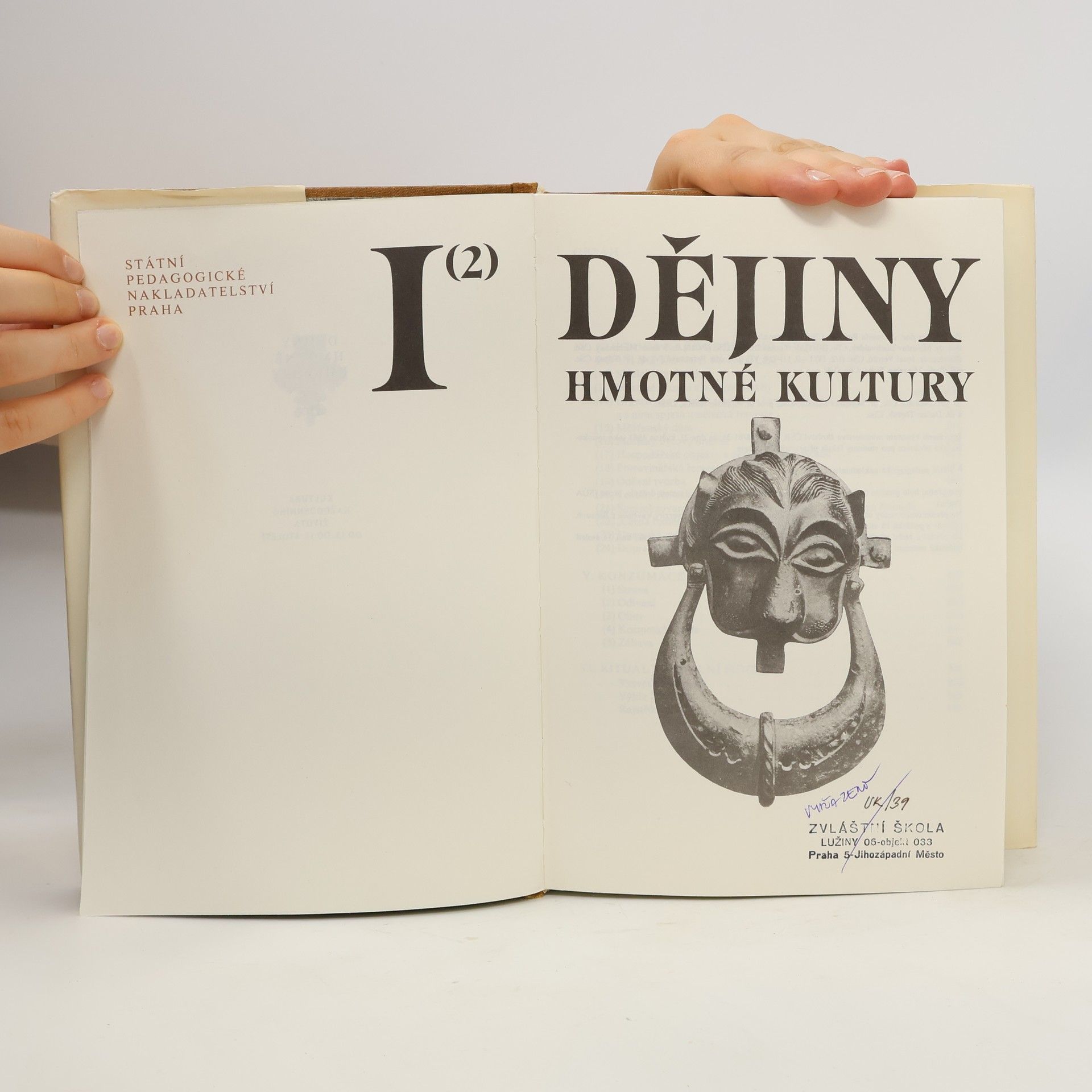 Various authors Dějiny hmotné kultury I. díl. 2. část