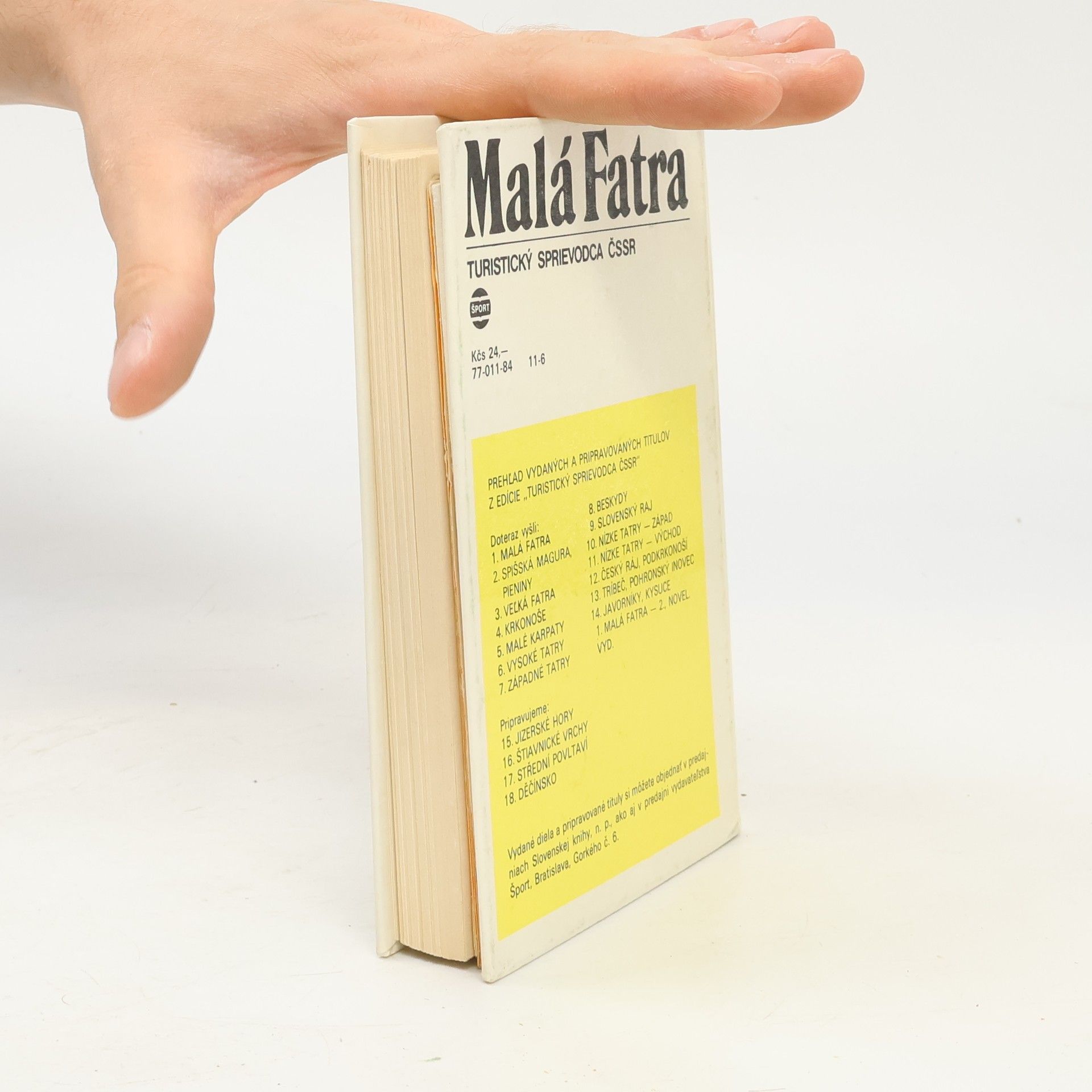 Autorenkollektiv Malá Fatra. Turistický sprievodca ČSSR