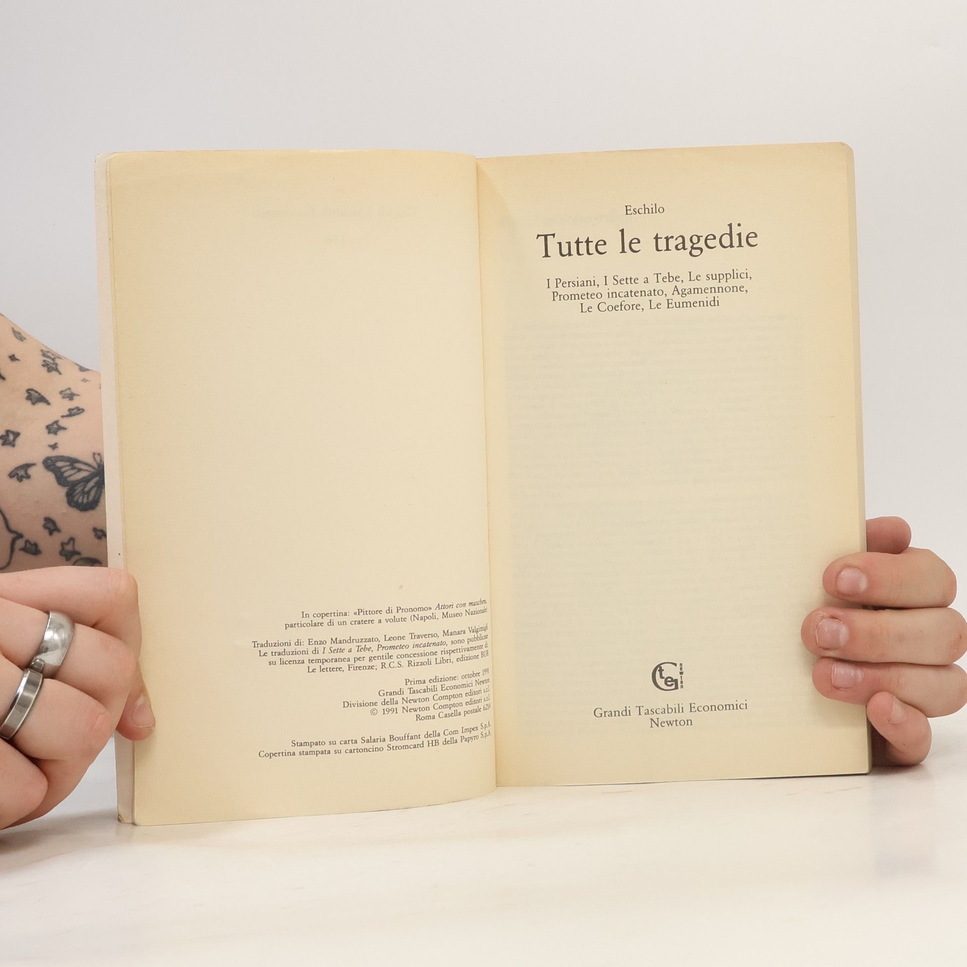 Autorenkollektiv Eschilo. Tutte le tragedie