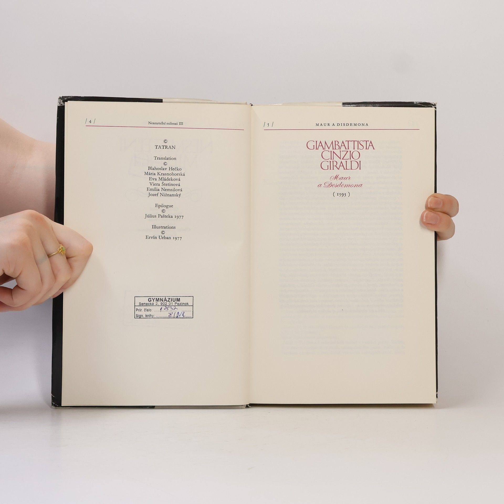 Ervín Urban Nesmrteľní milenci III.