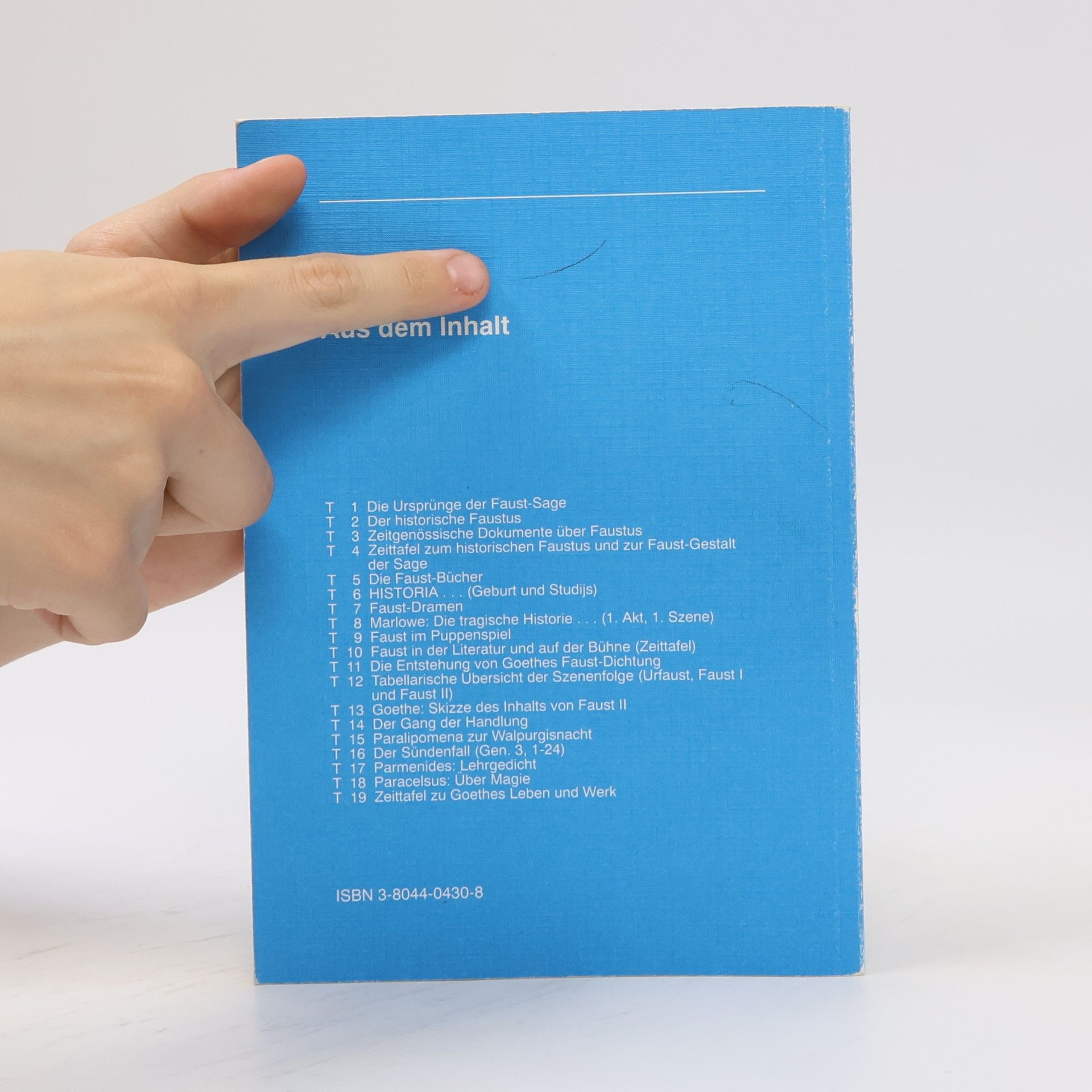 Gerd Eversberg Materialienband zu Johann Wolfgang von Goethe, Faust I und II