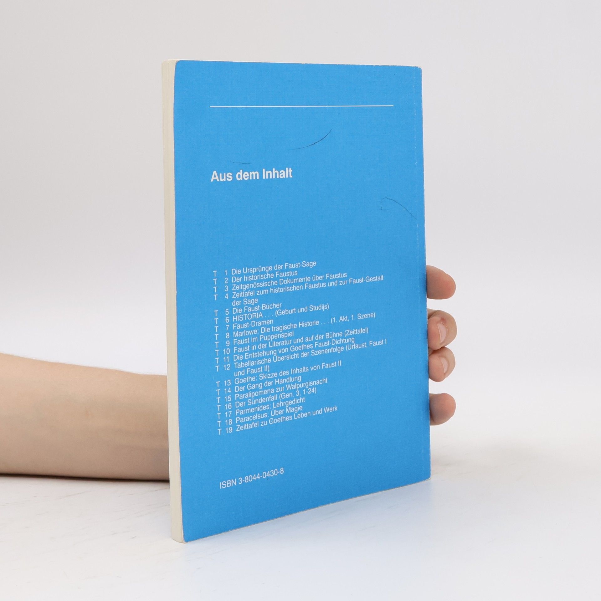 Gerd Eversberg Materialienband zu Johann Wolfgang von Goethe, Faust I und II