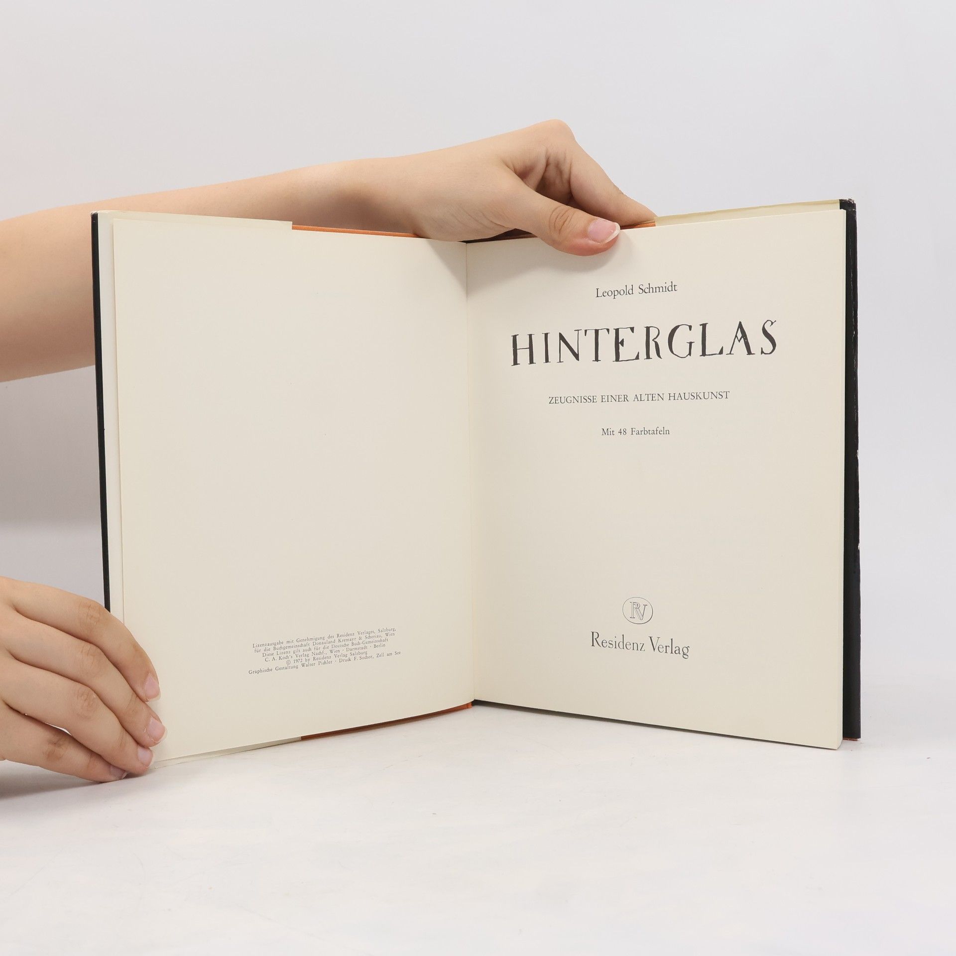 Leopold Schmidt Hinterglas