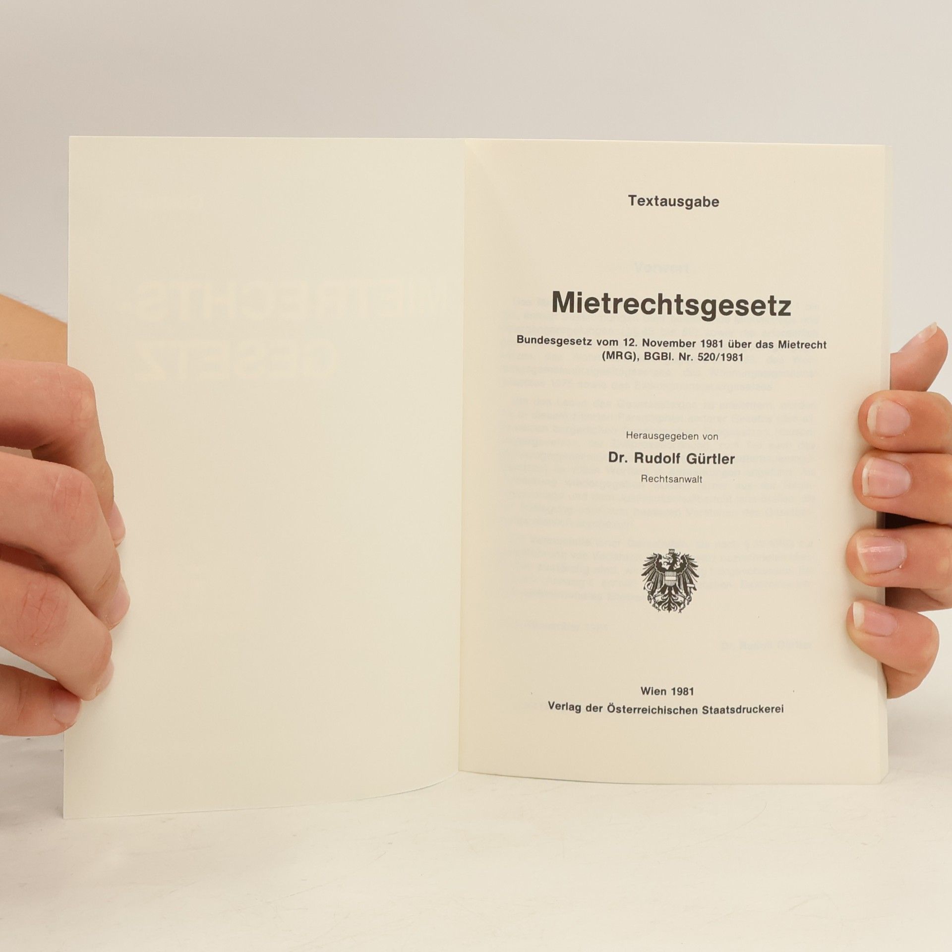 Rudolf F. Gürtler Mitrechtsgesetz