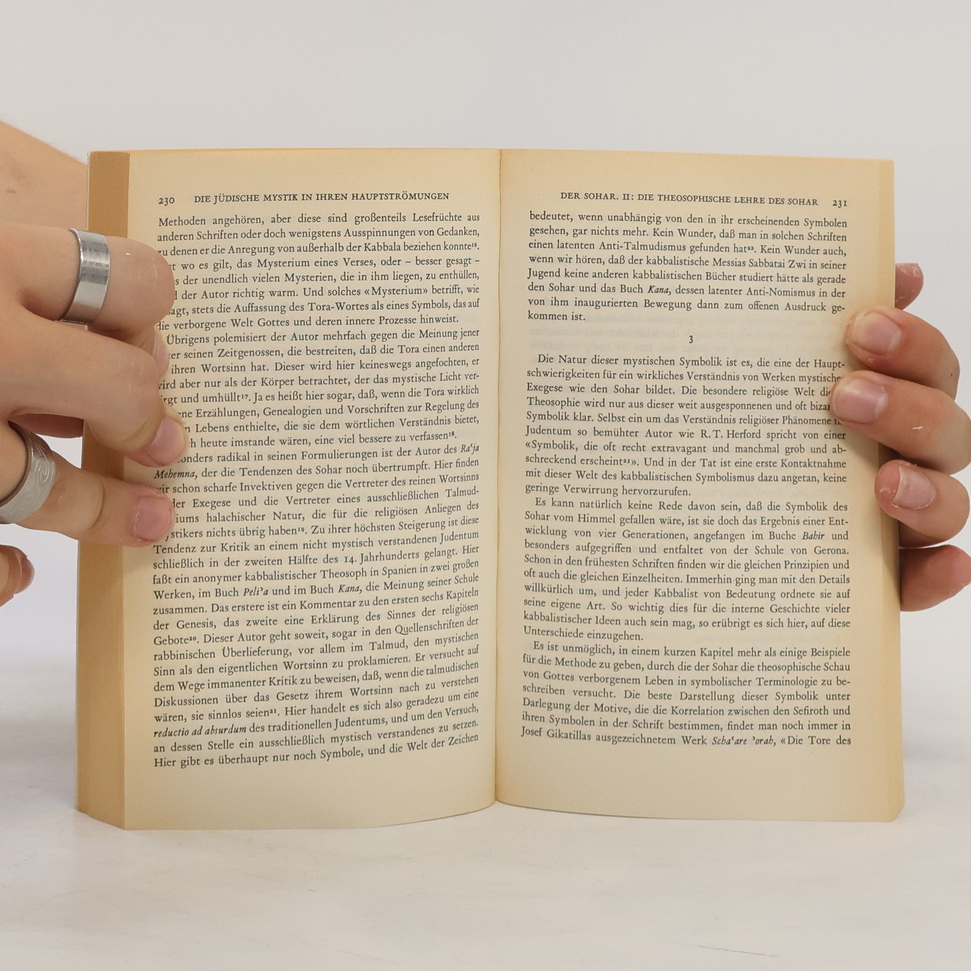 Gershom Scholem Die jüdische Mystik in ihren Hauptströmungen
