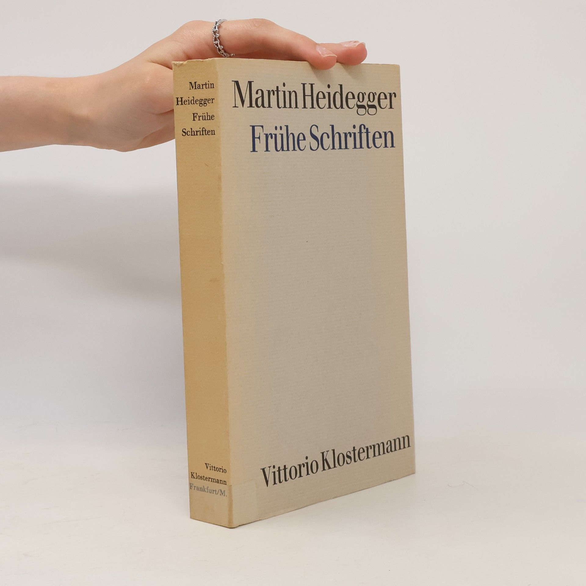 Martin Heidegger Frühe Schriften
