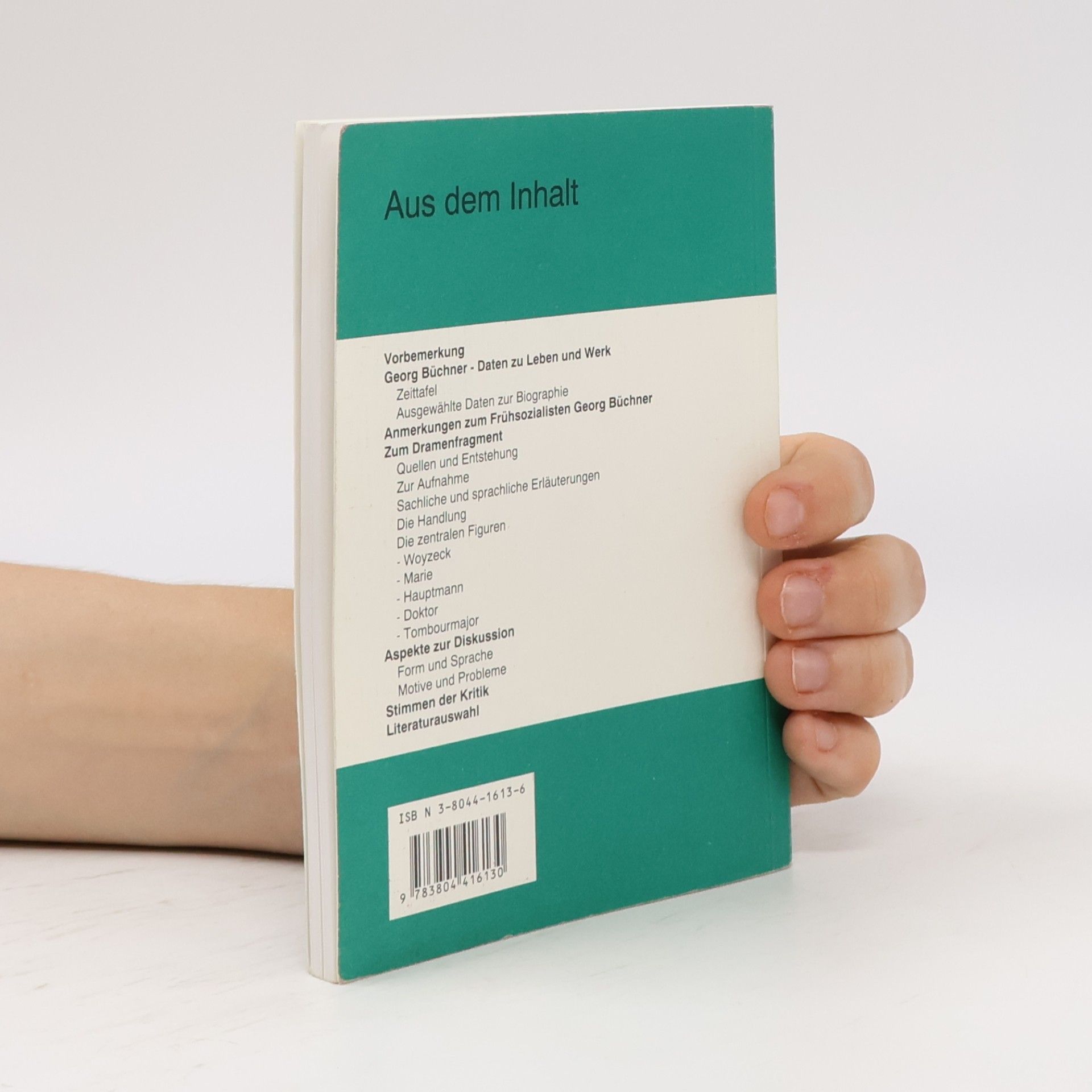 Friedhelm Kicherer Erläuterungen zu Georg Büchner, Woyzeck