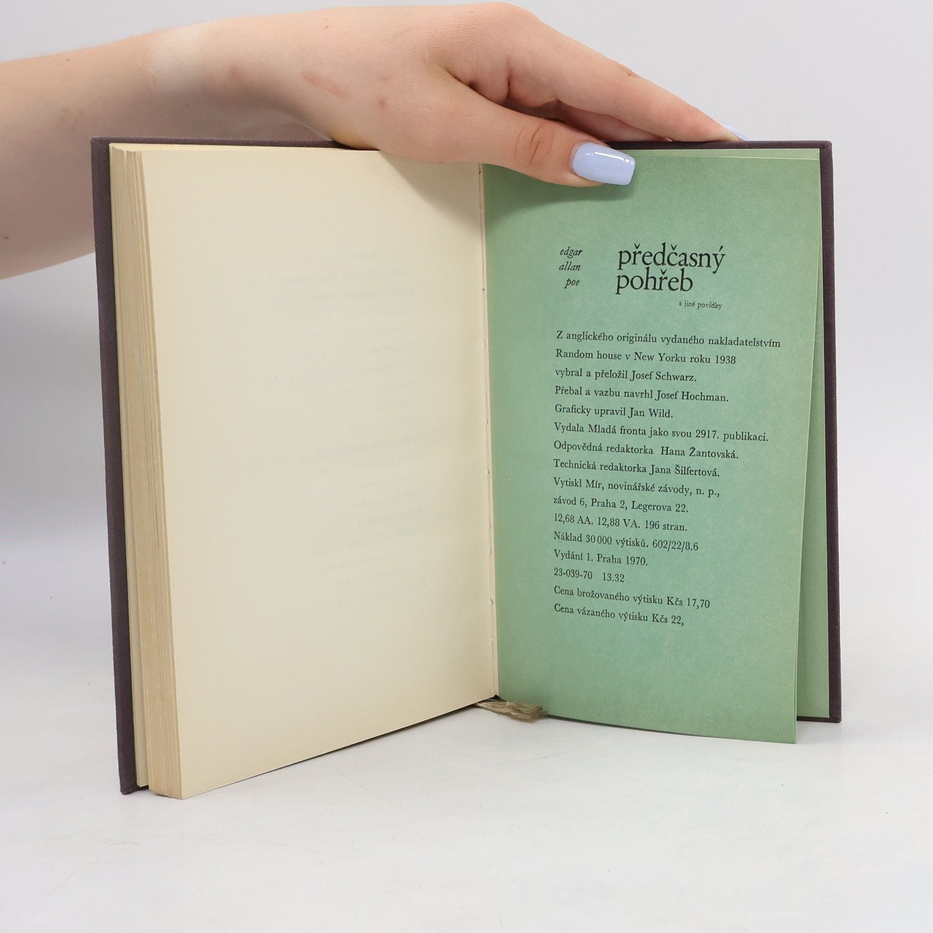 Edgar Allan Poe Předčasný pohřeb a jiné povídky