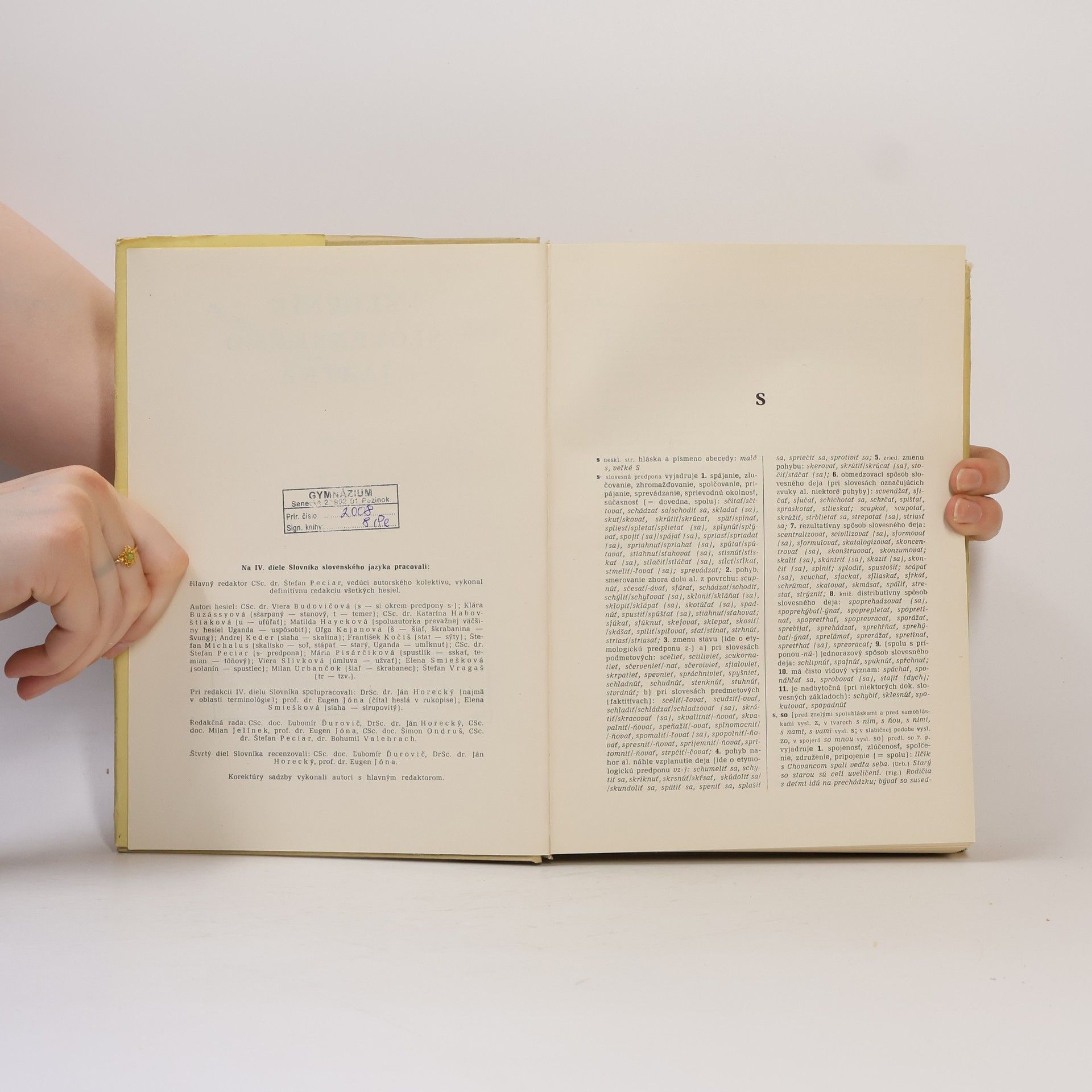 Autorenkollektiv Slovník slovenského jazyka IV. s-u