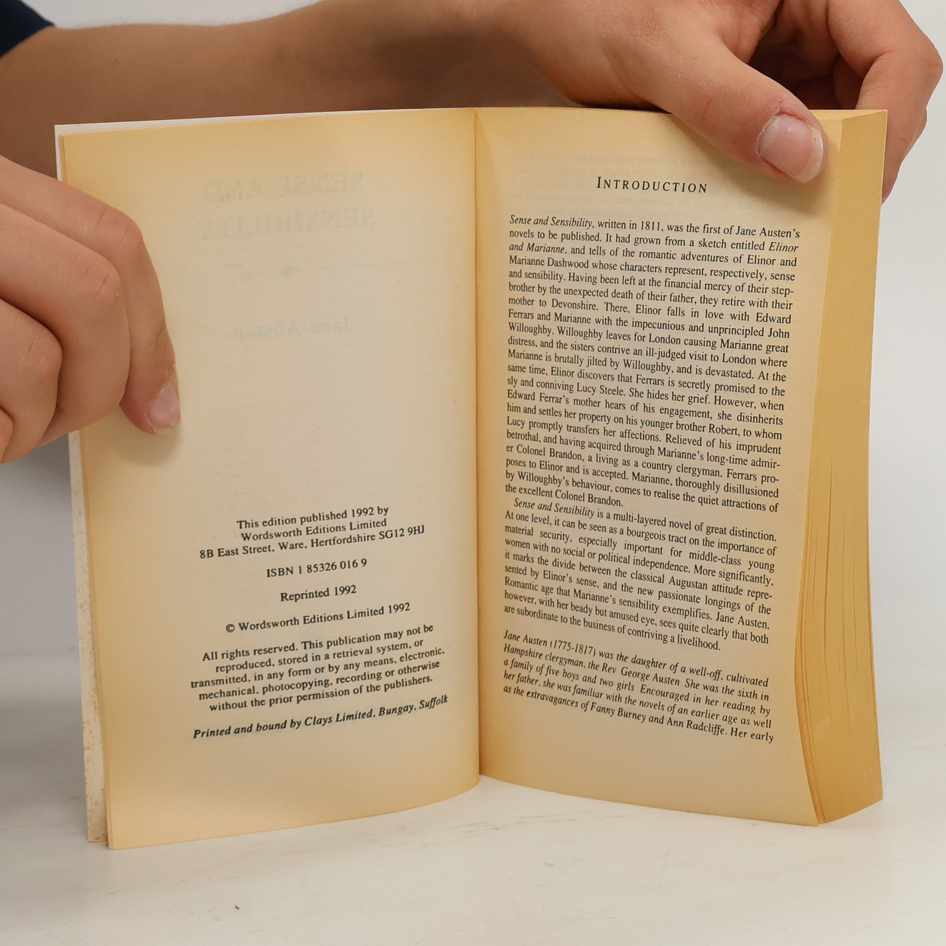 Jane Austen Sense and Sensibility