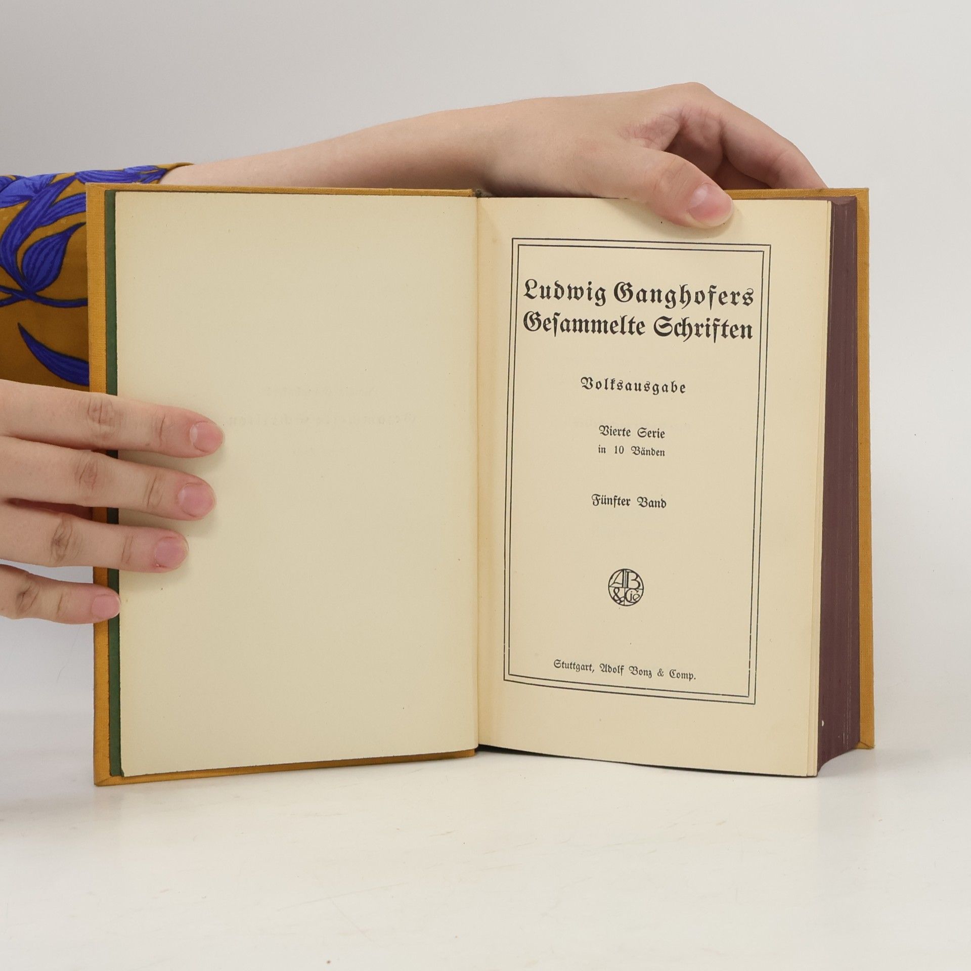 Ludwig Ganghofers Gesammelte Schriften