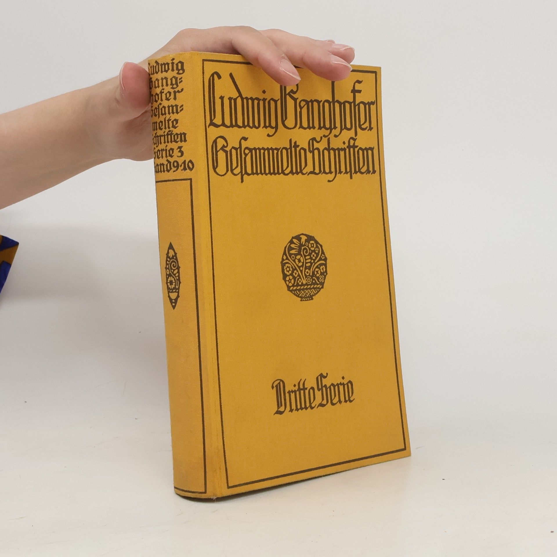 Ludwig Ganghofer Gesammelte Schriften. Dritter Band