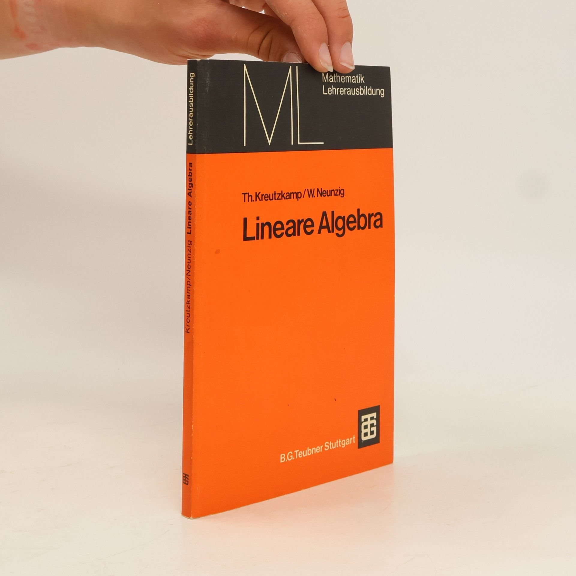Theo Kreutzkamp Mathematik für die Lehrerausbildung: Lineare Algebra