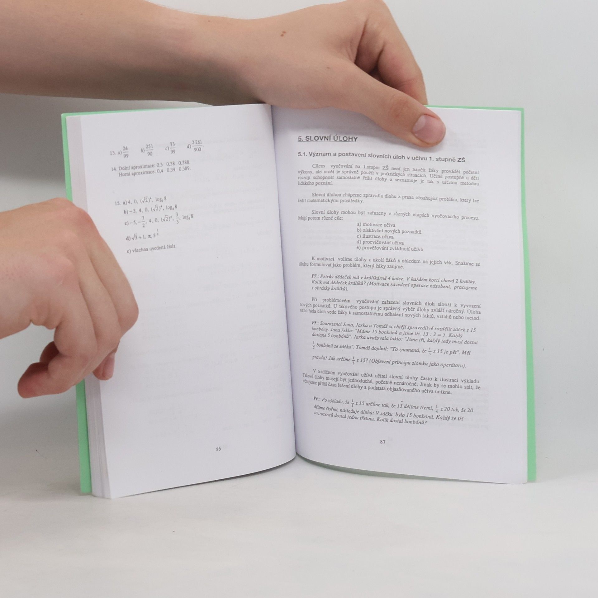 Jana Coufalová Matematika s didaktikou pro 2. ročník učitelství 1. stupně ZŠ