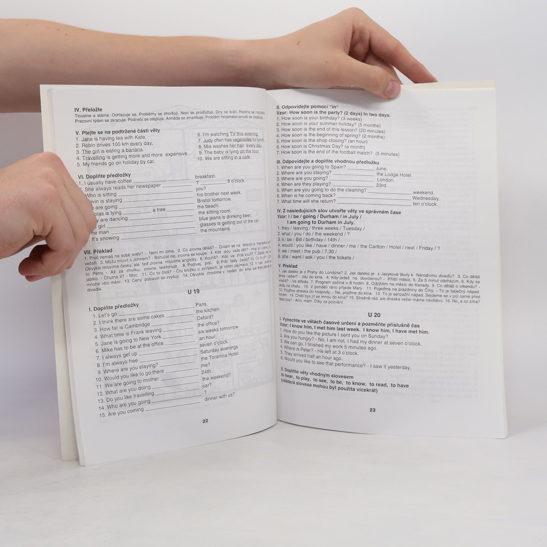 Bohdana Hrušková Gramatická cvičení. Grammar Excercises. Cvičebnice angličtiny