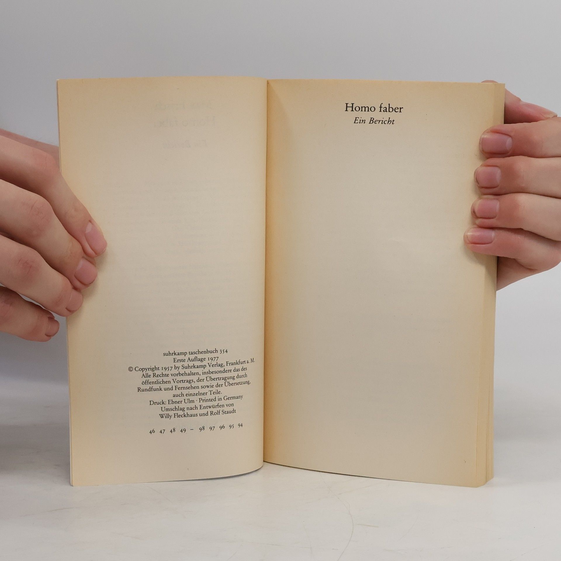 Max Frisch Homo faber