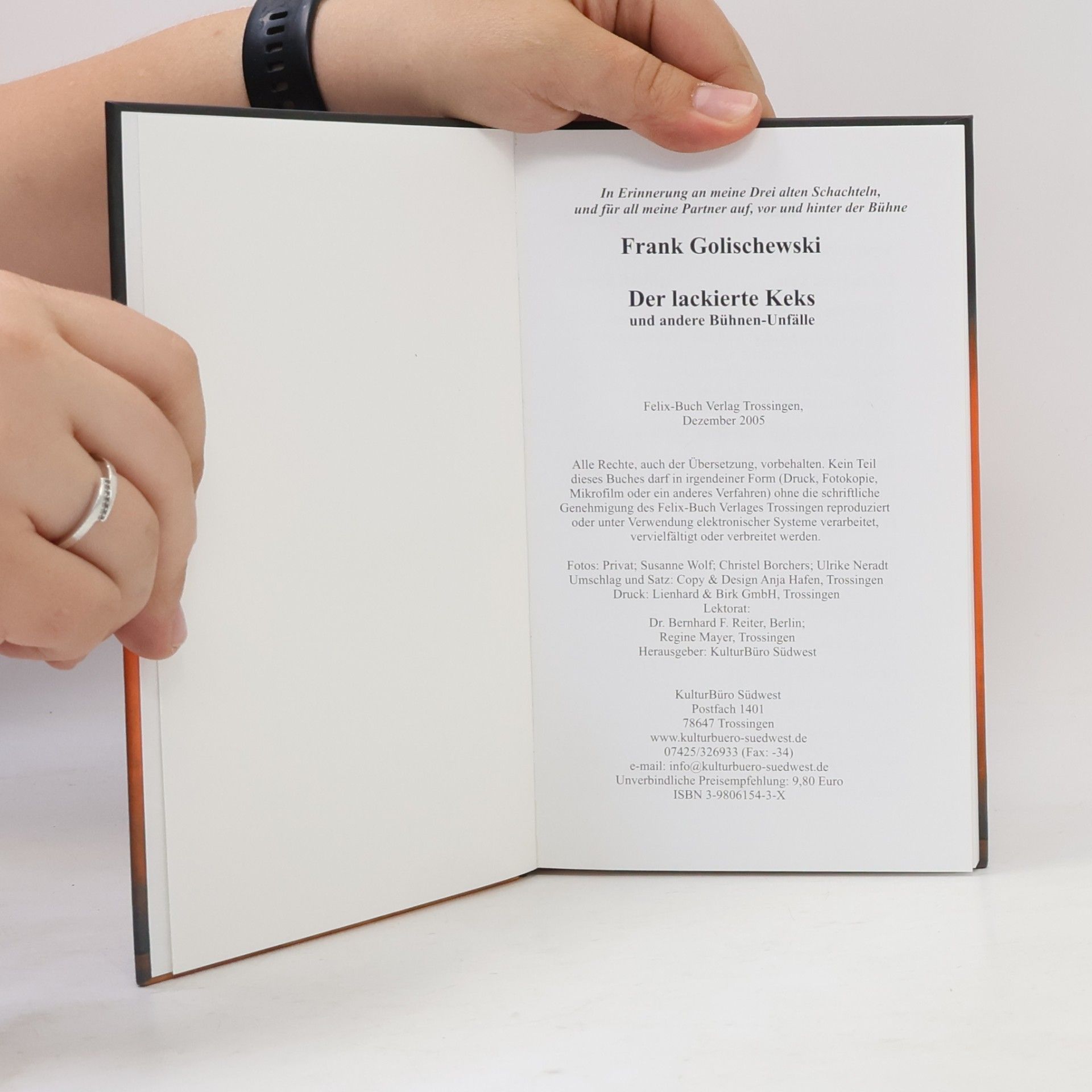 Frank Golischewski Der lackierte Keks
