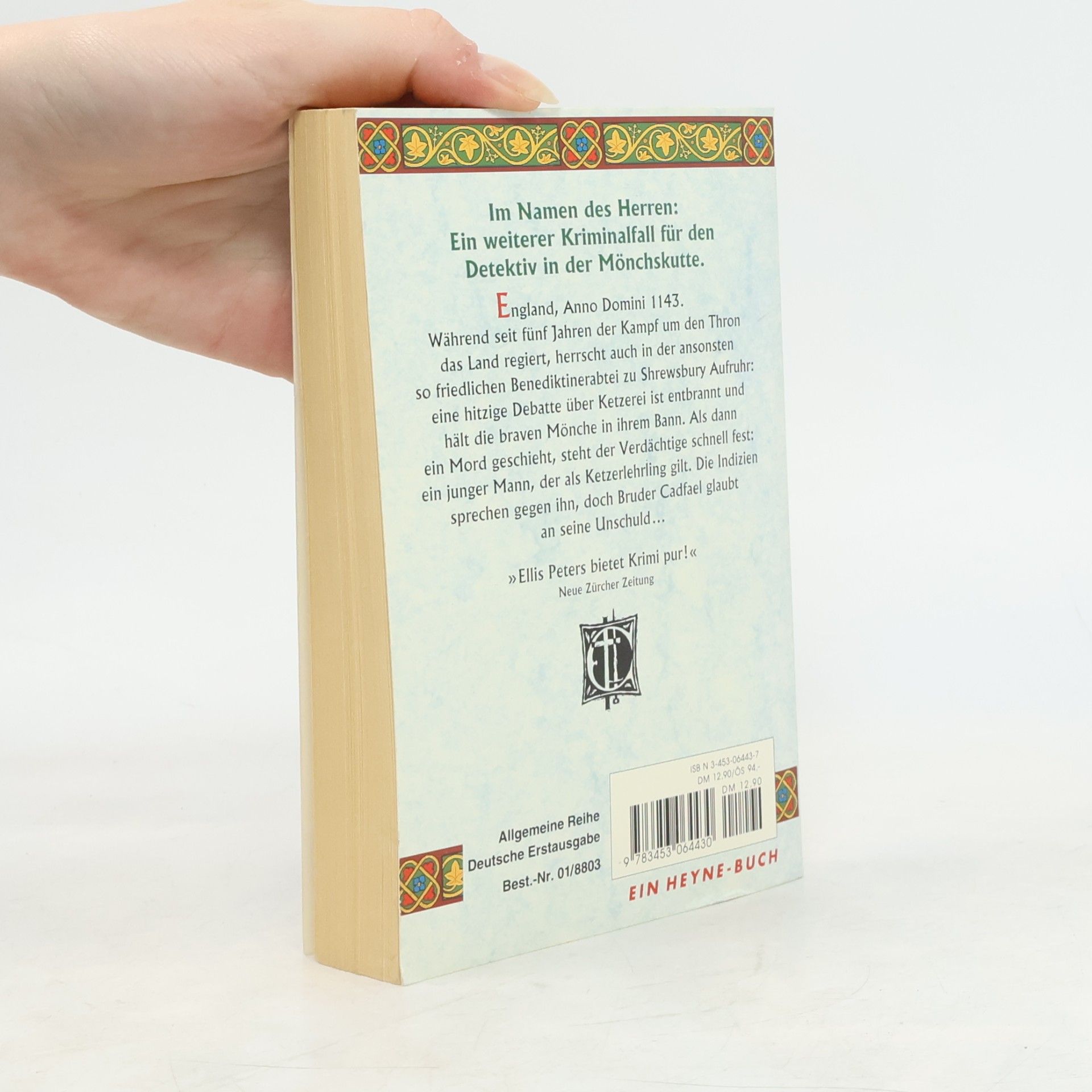 Edith Pargeter Bruder Cadfael und der Ketzerlehrling