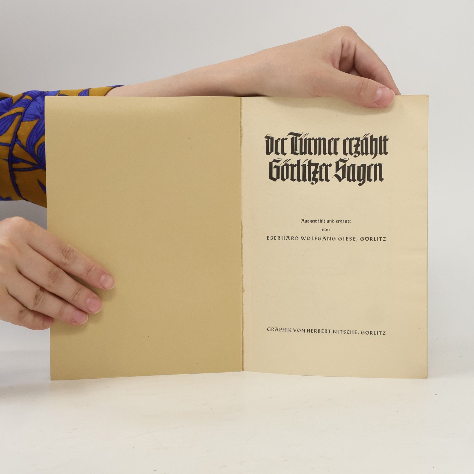 Eberhard Wolfgang Giese Der Türmer erzählt Görlitzer Sagen