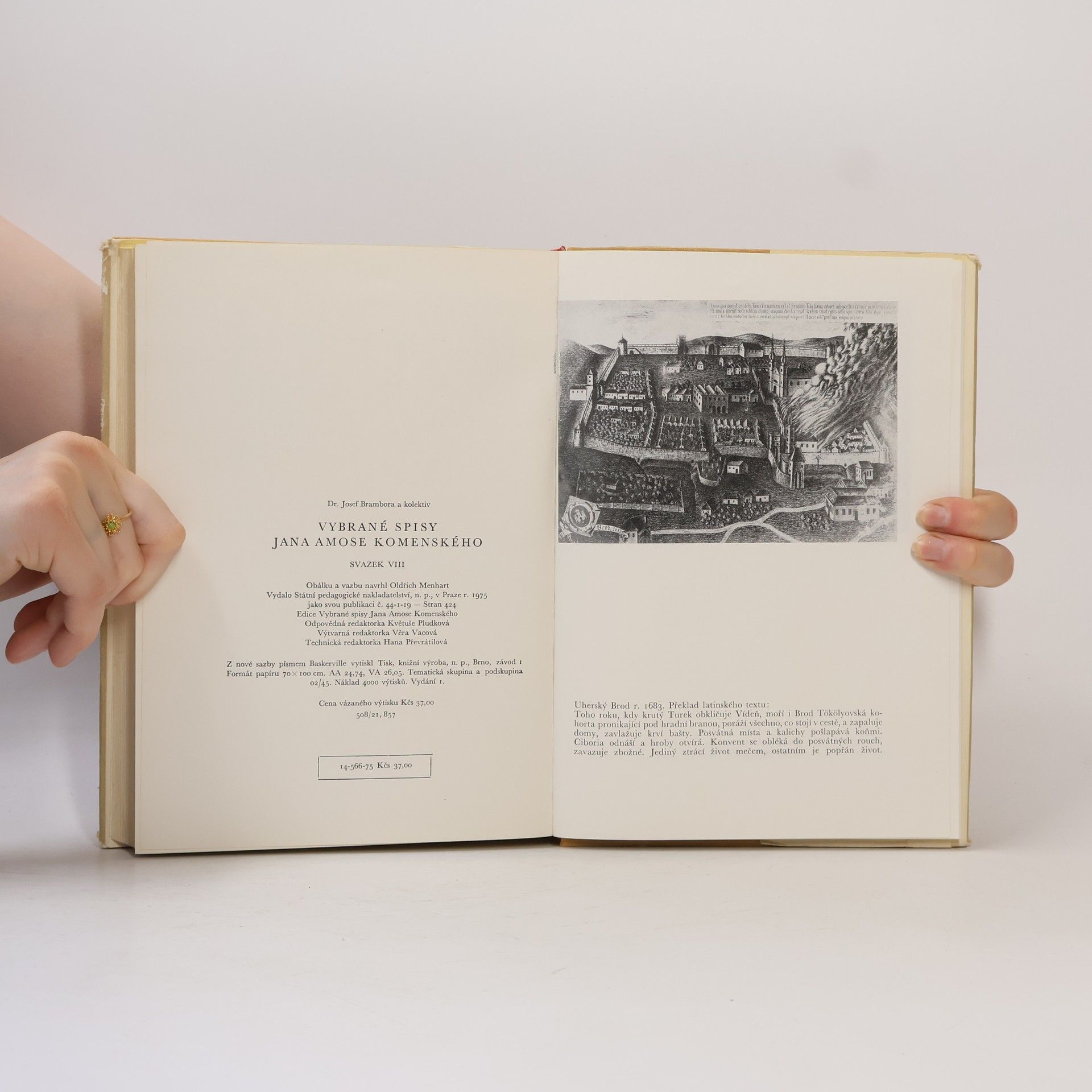 Jan Amos Komenský Vybrané spisy Jana Amose Komenského VIII. Autobiografické vyznání, plány, dopisy