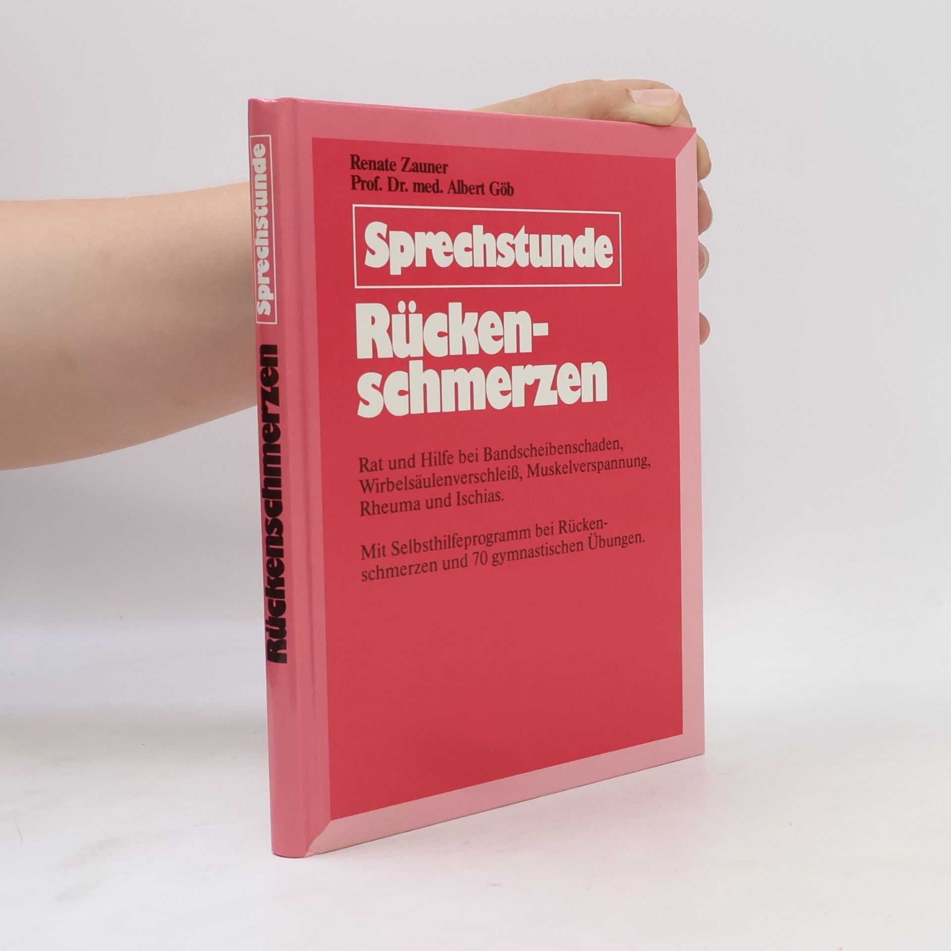 Renate Zauner Sprechstunde Rückenschmerzen