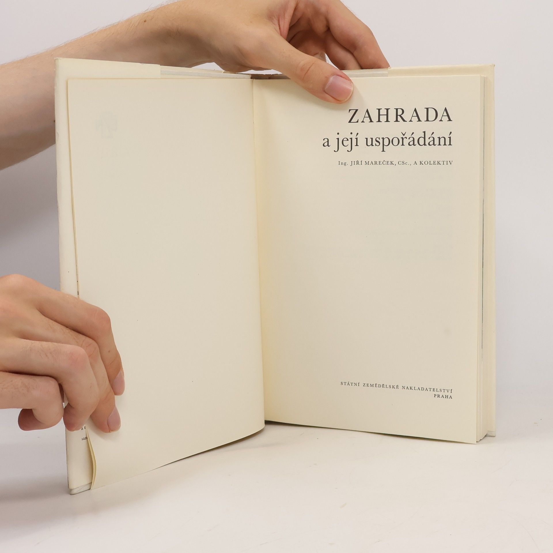 Jiří Mareček Zahrada a její uspořádání