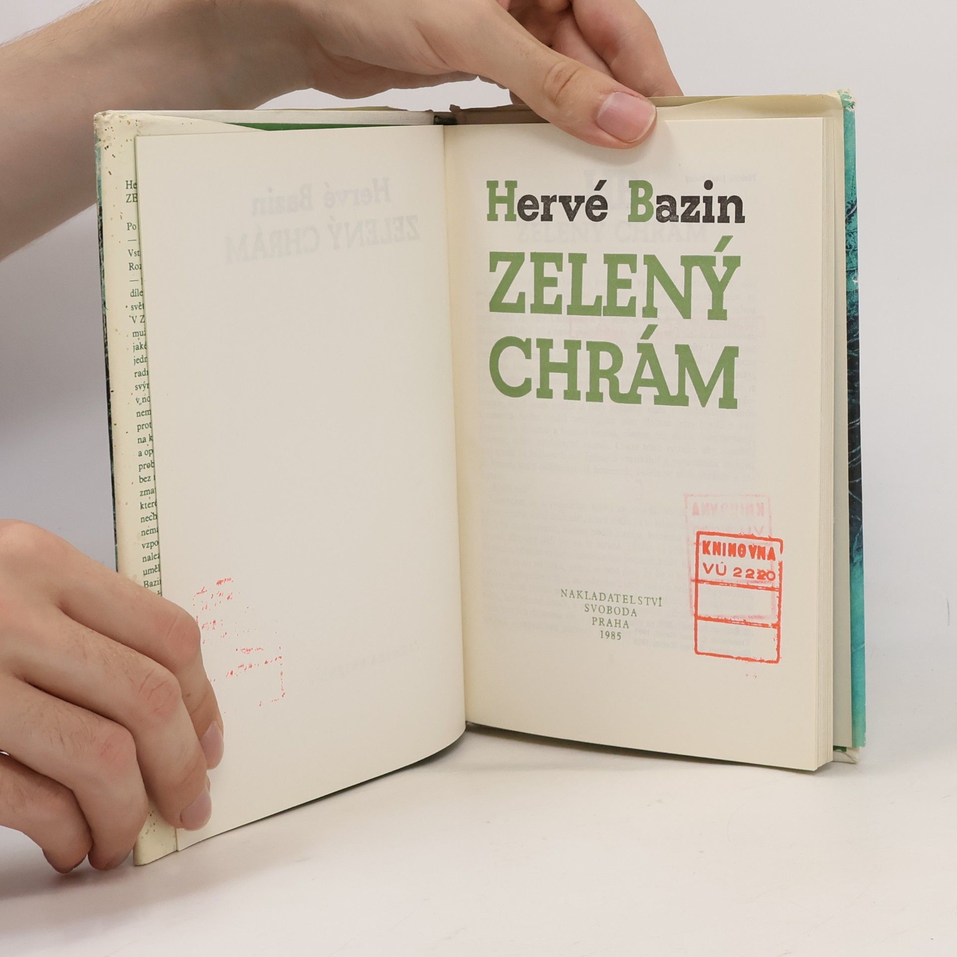 Hervé Bazin Zelený chrám