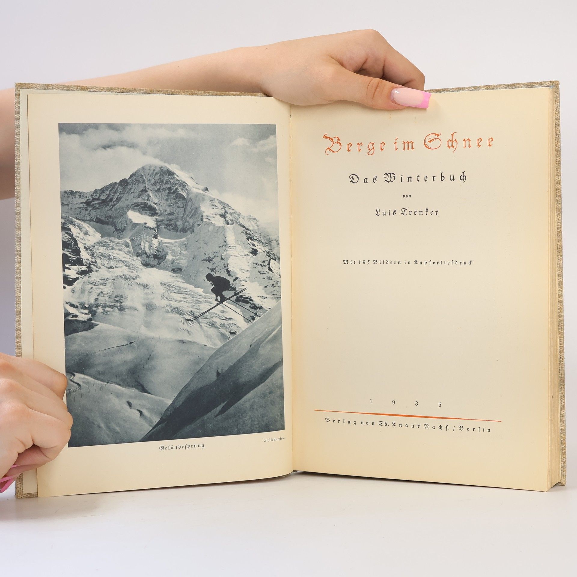 Luis Trenker Berge im Schnee. Das Winterbuch