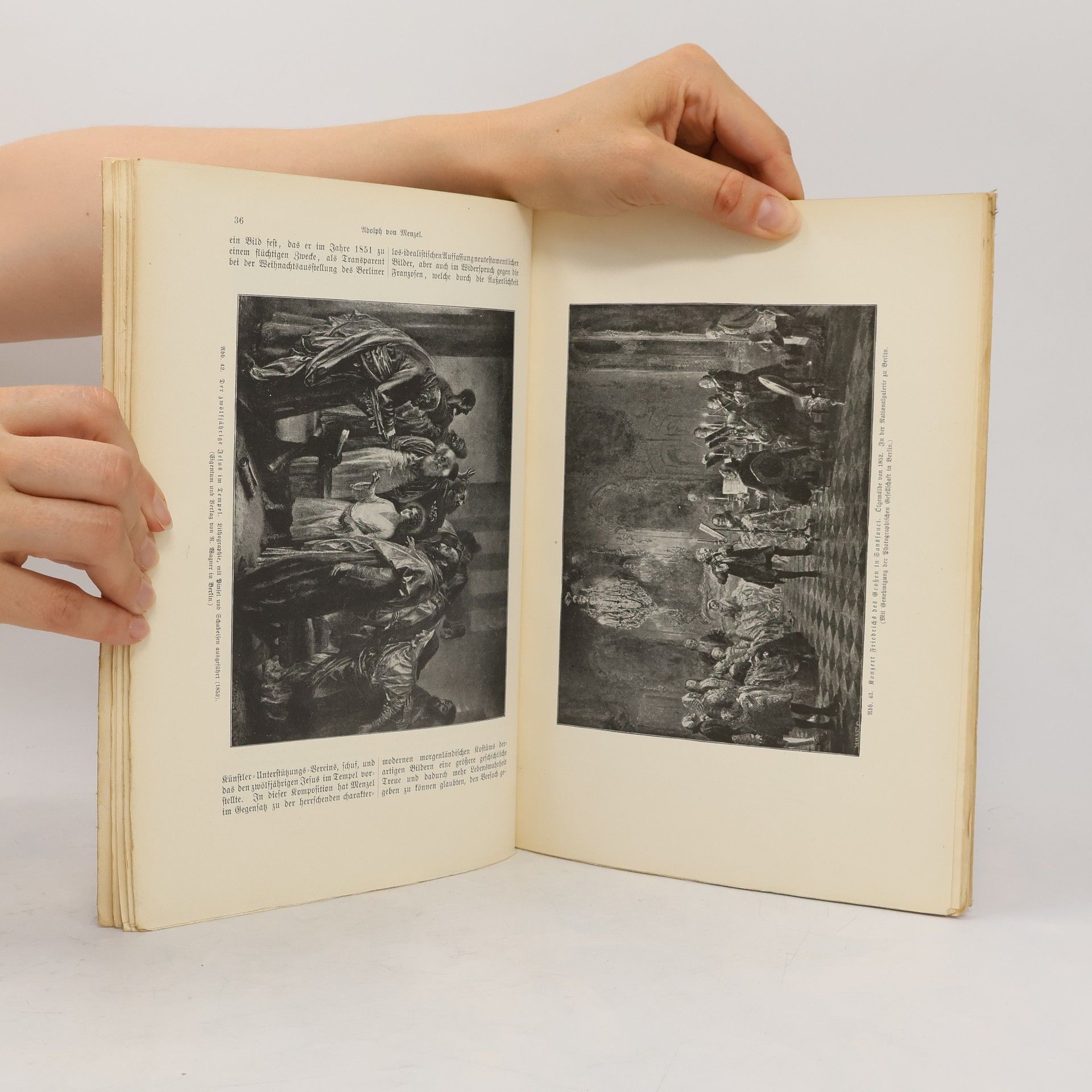 Autores varios  Künstler-Monographien. Adolf von Menzel