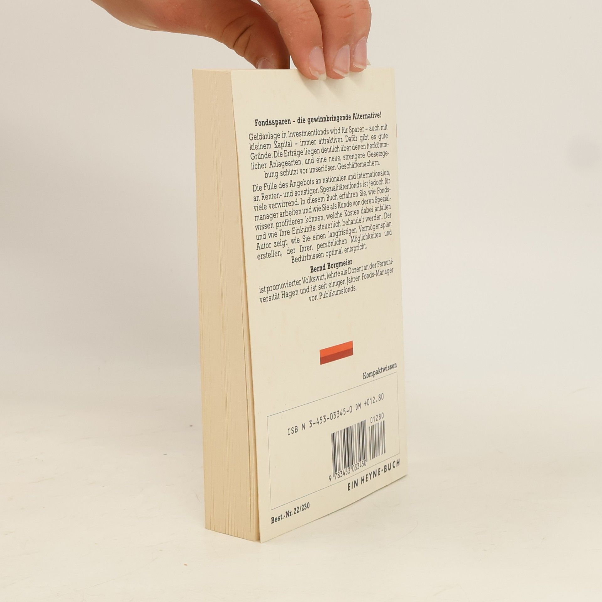 Bernd Borgmeier Ratgeber Investment-Fonds