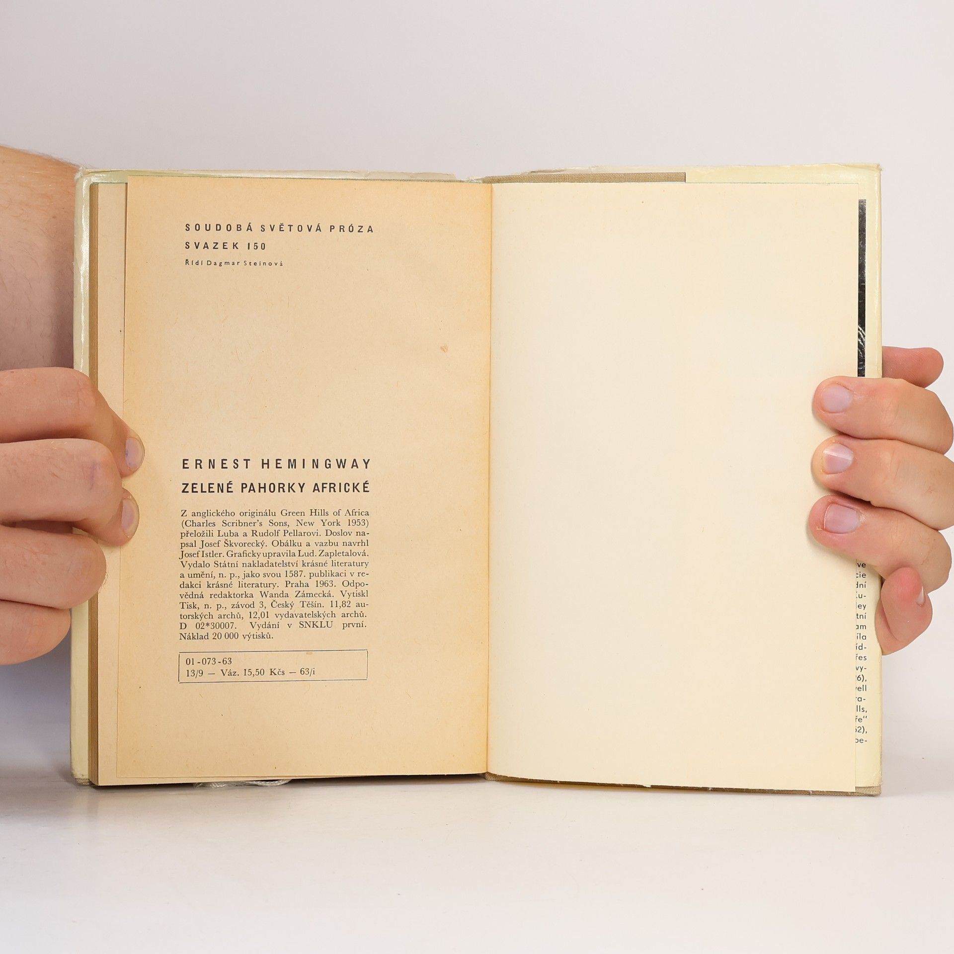 Ernest Hemingway Zelené pahorky africké
