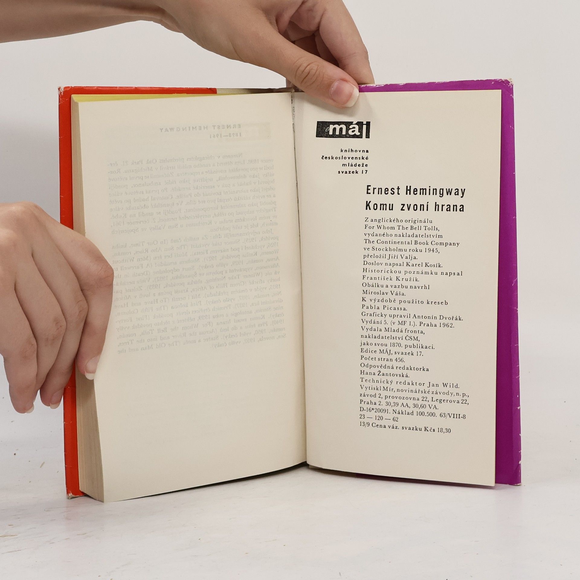 Ernest Hemingway Komu zvoní hrana