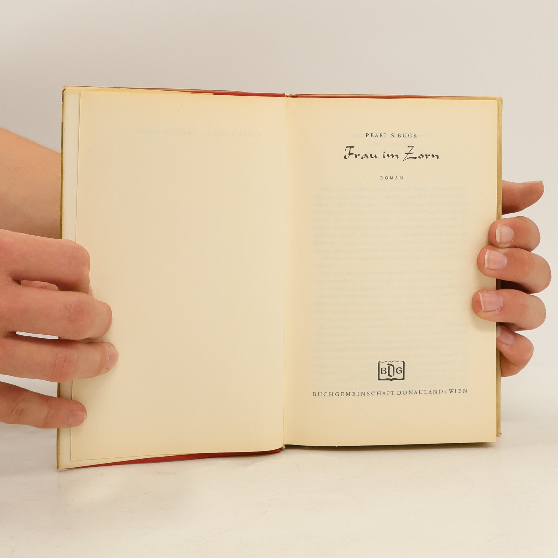 Pearl S. Buck Frau im Zorn