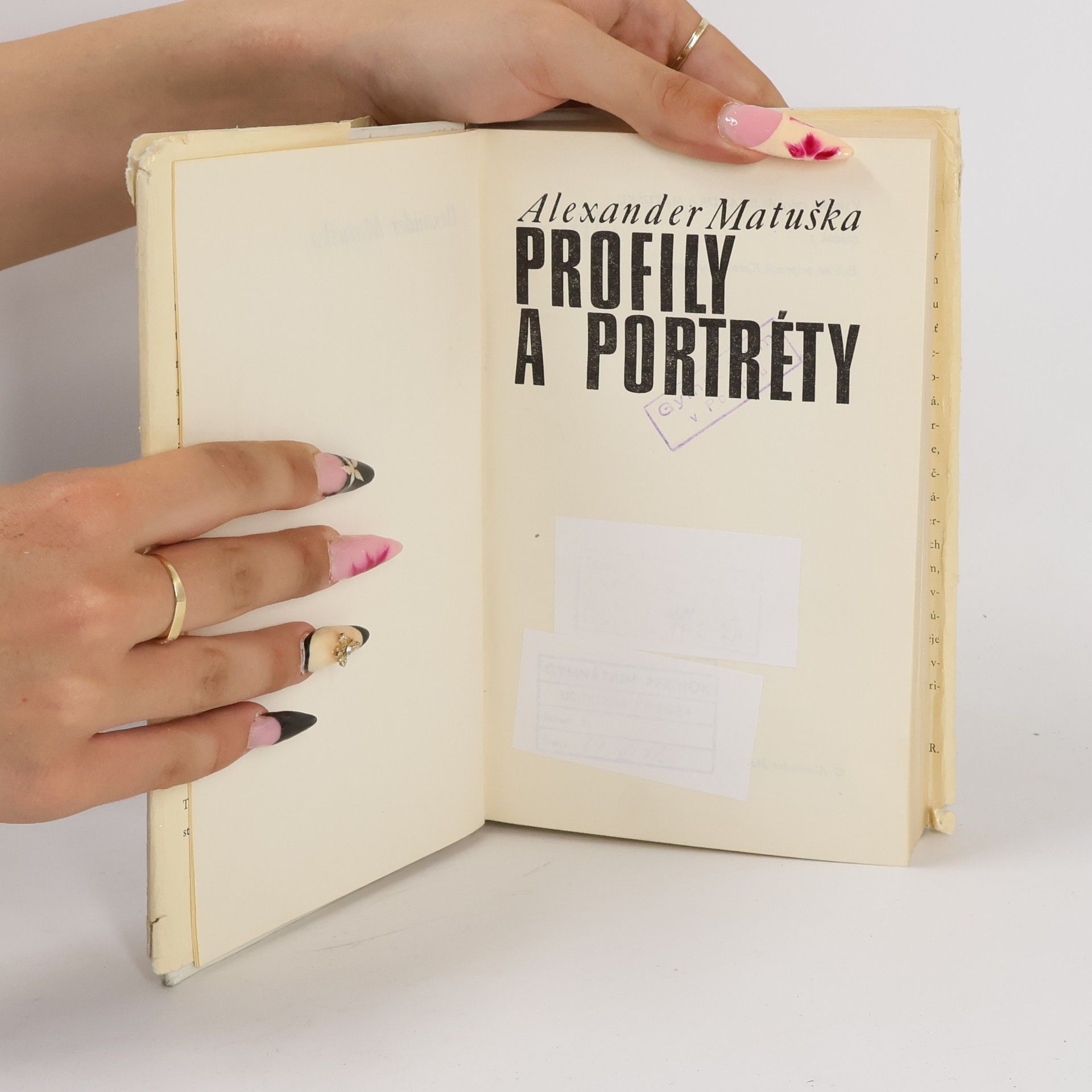 Alexander Matuška Profily a portréty
