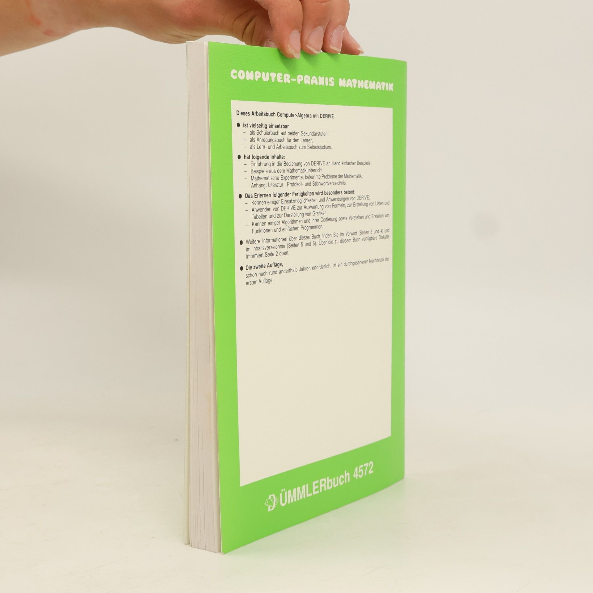 Günter Scheu Arbeitsbuch Computer-Algebra mit DERIVE