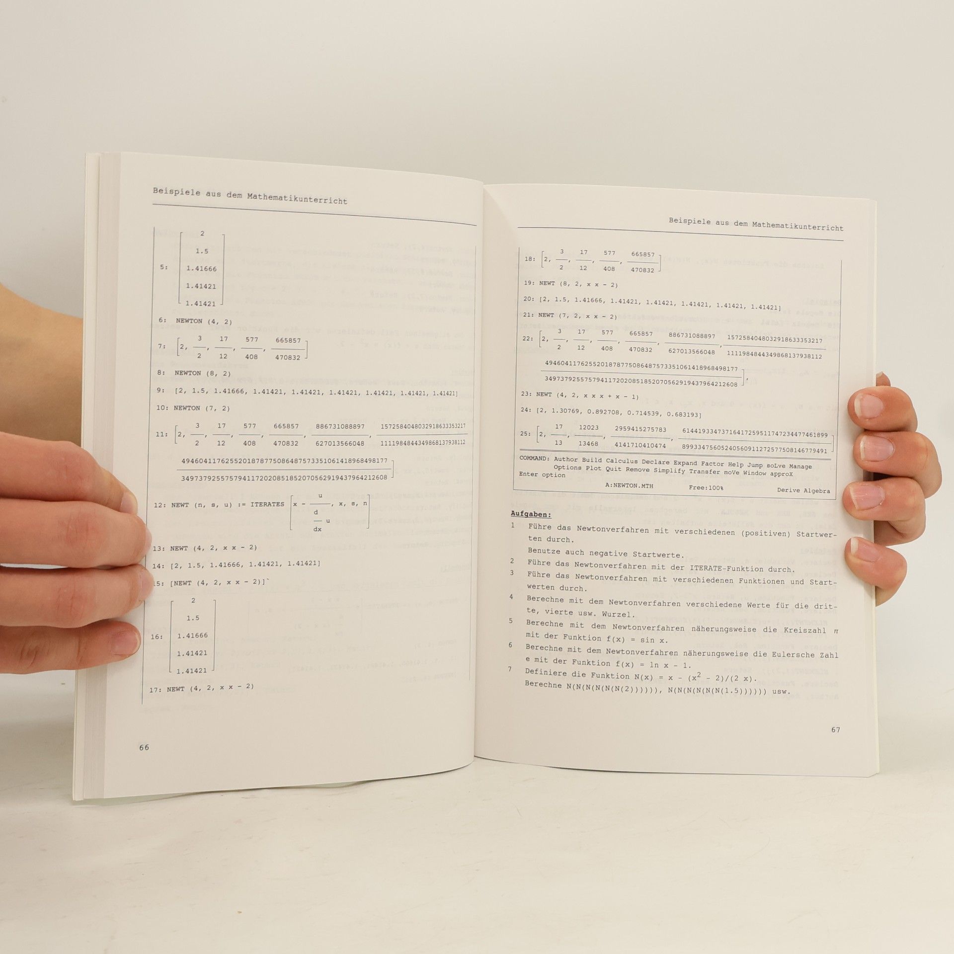 Günter Scheu Arbeitsbuch Computer-Algebra mit DERIVE