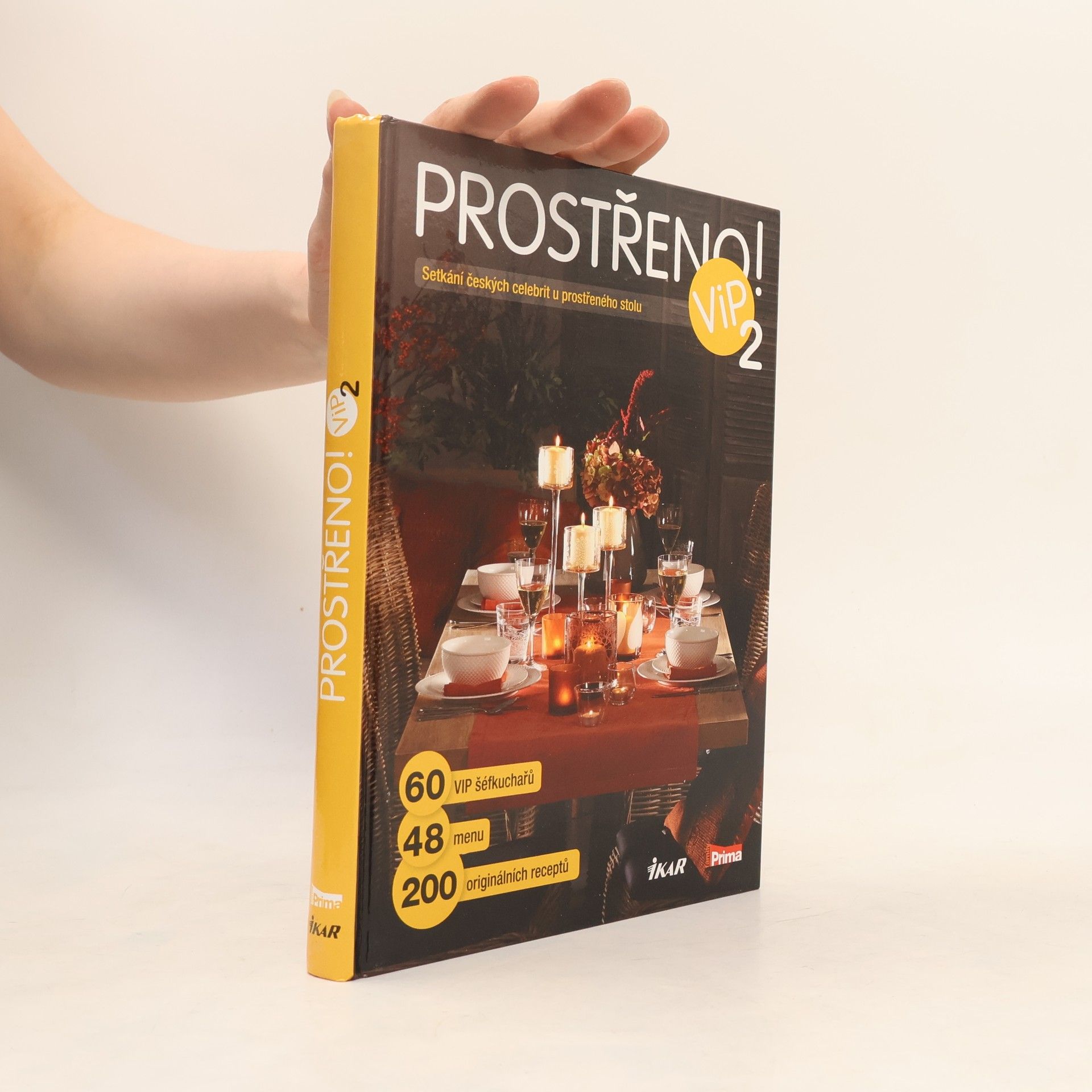 Marie Formáčková Prostřeno! ViP 2 setkání českých celebrit u prostřeného stolu
