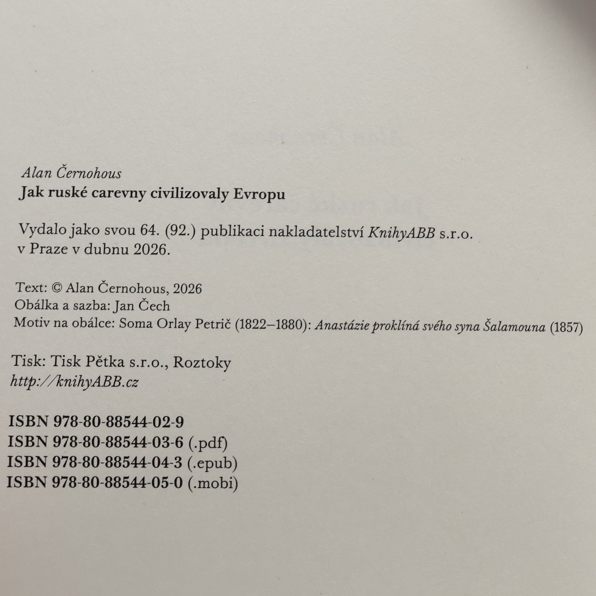 Alan Černohous Jak ruské carevny civilizovaly Evropu