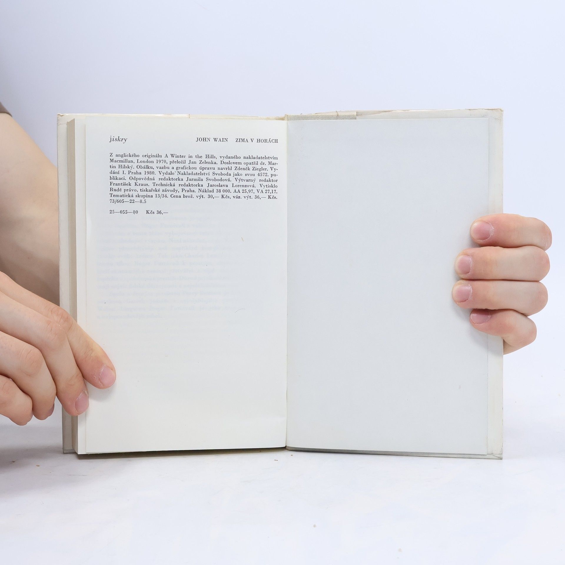 John Wain Zima v horách