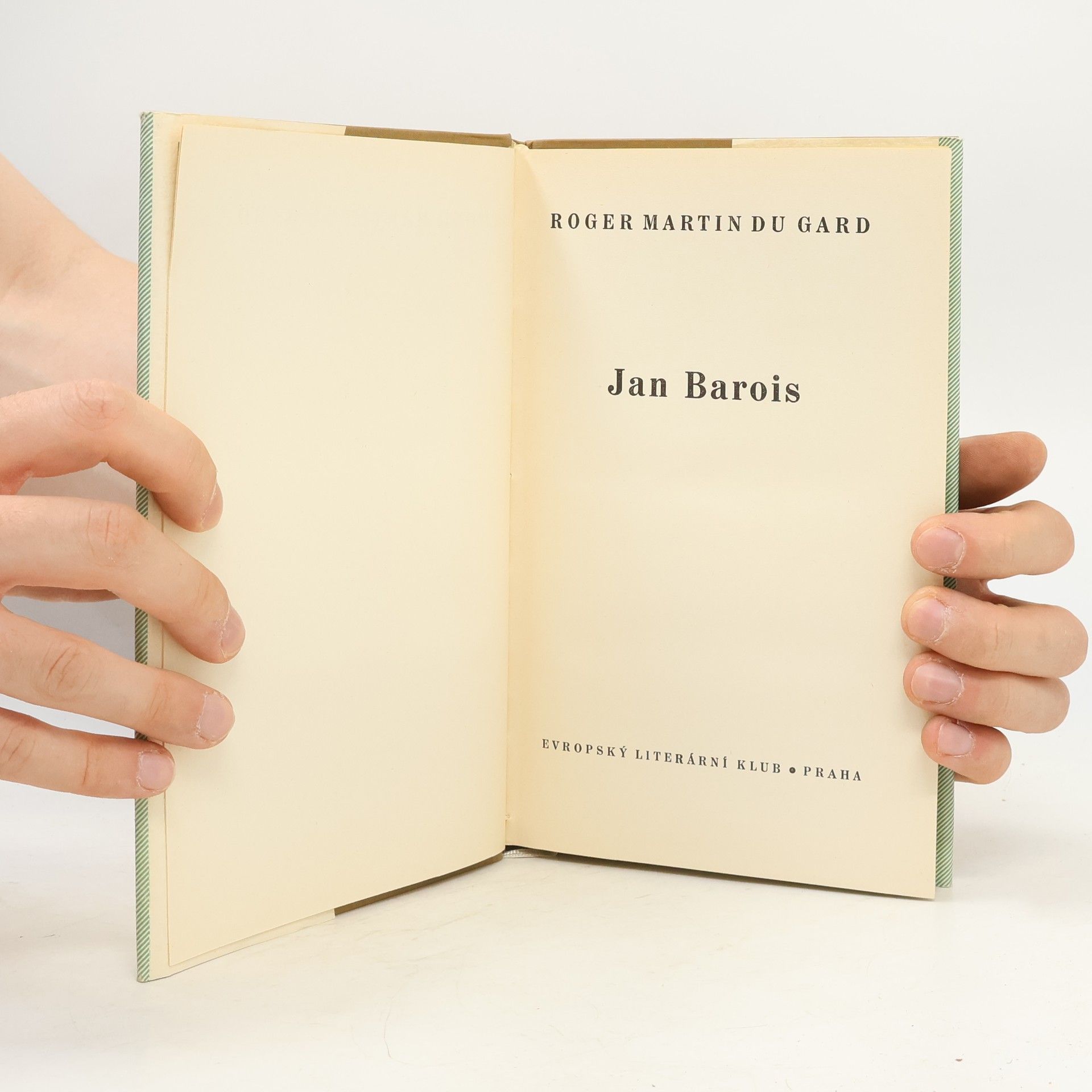 Roger Martin du Gard Jan Barois