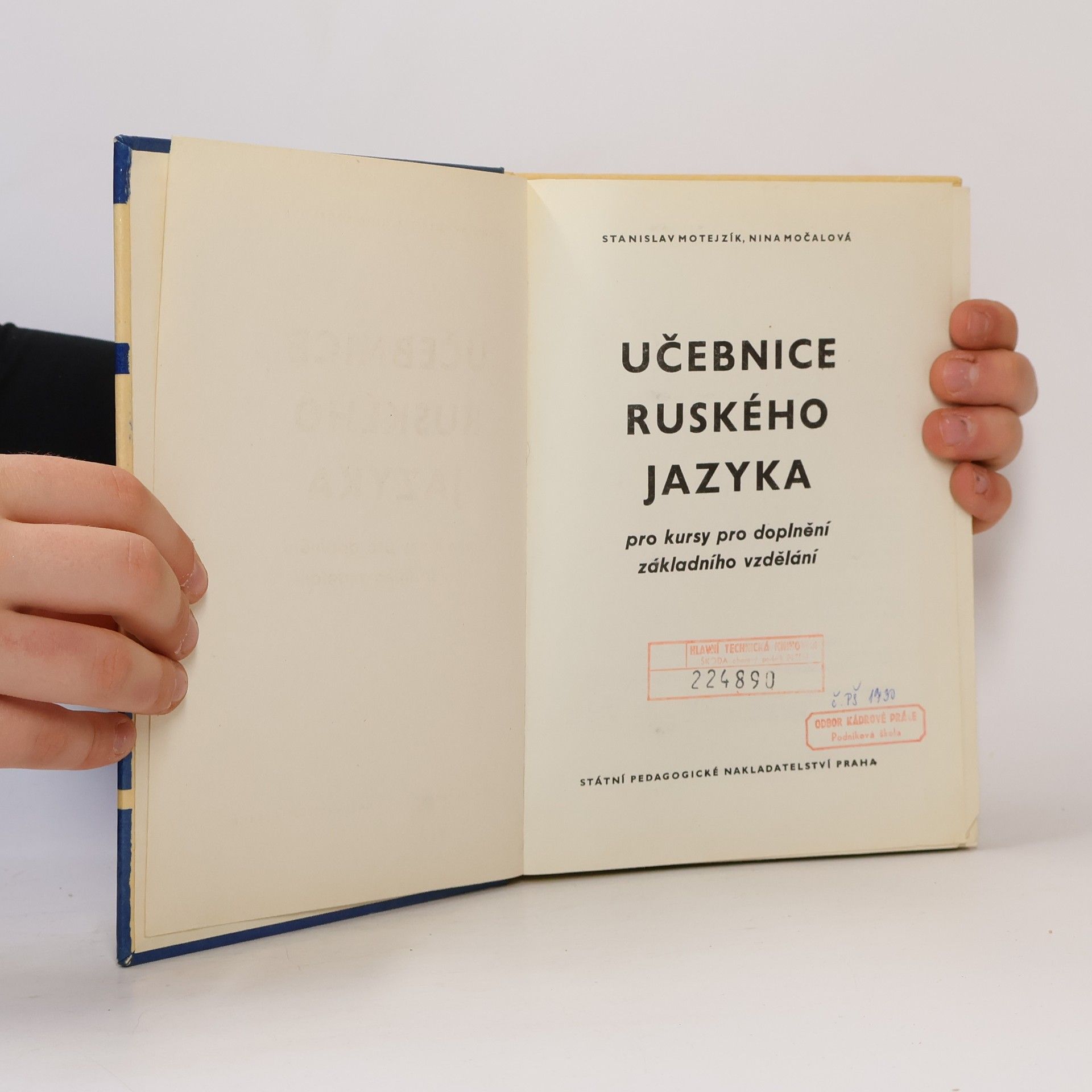 Stanislav Motejzík Učebnice ruského jazyka