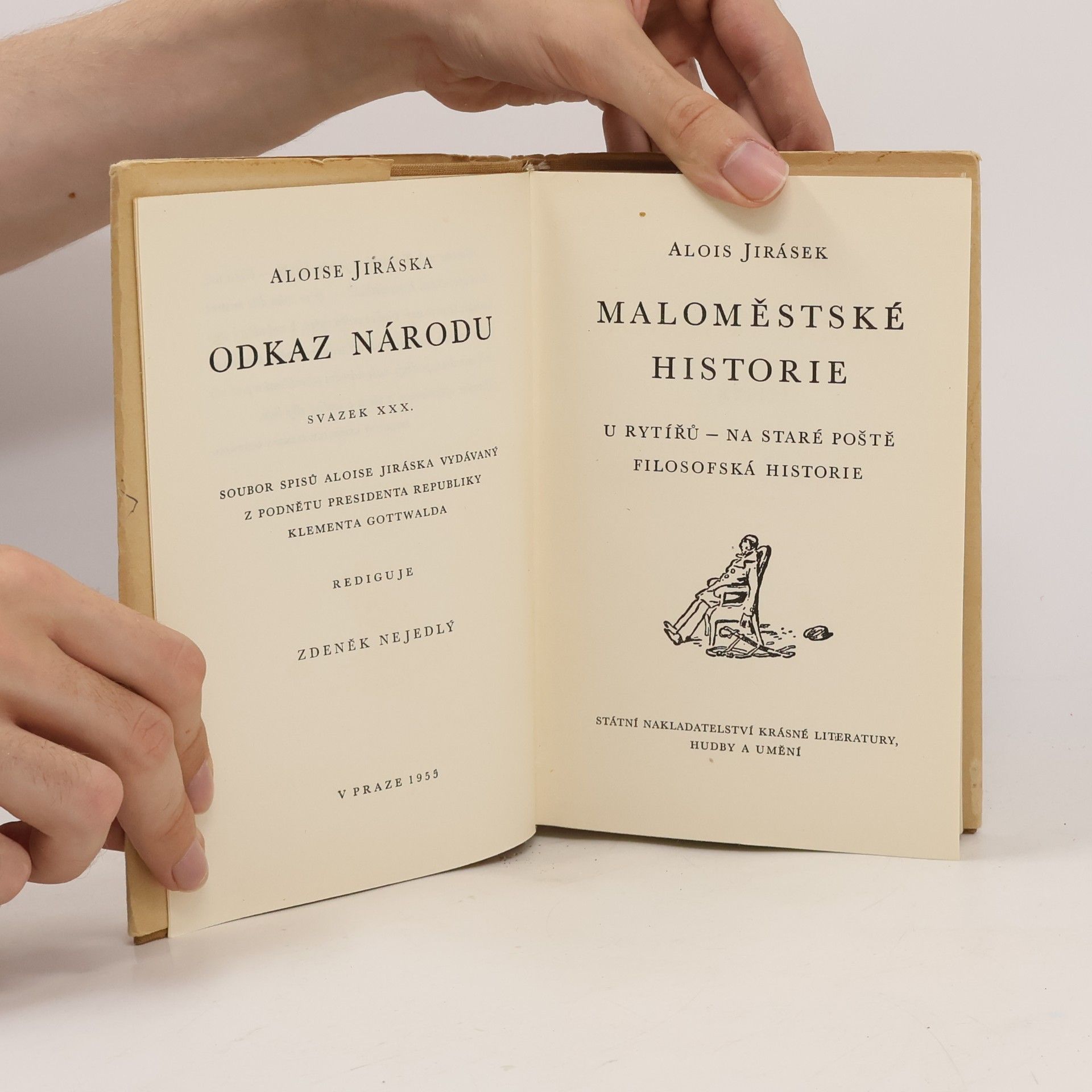 Alois Jirásek Maloměstské historie