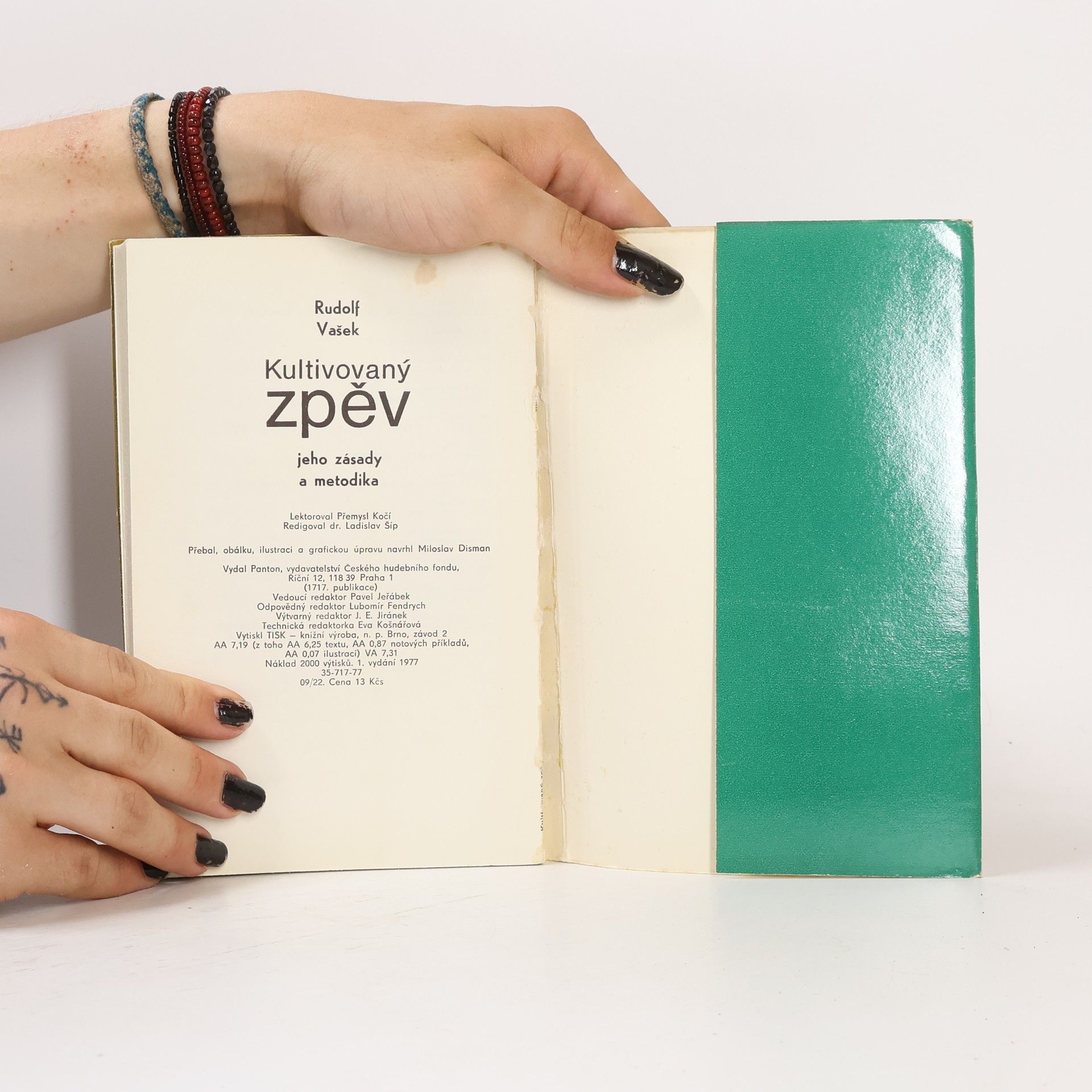 Rudolf Vašek Kultivovaný zpěv, jeho zásady a metodika