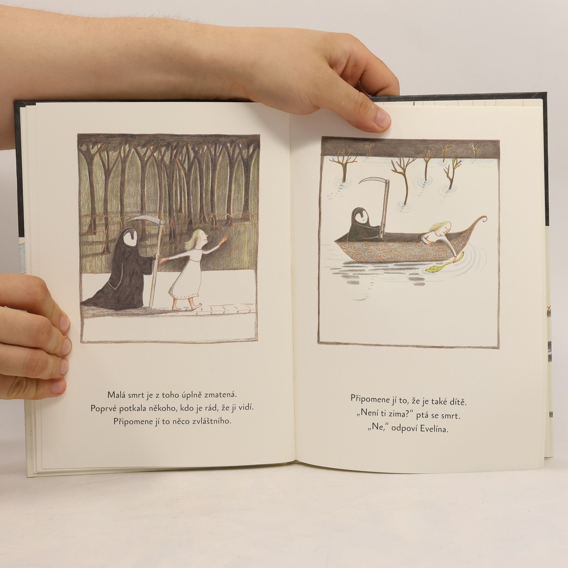 Kitty Crowther Návštěva malé smrti