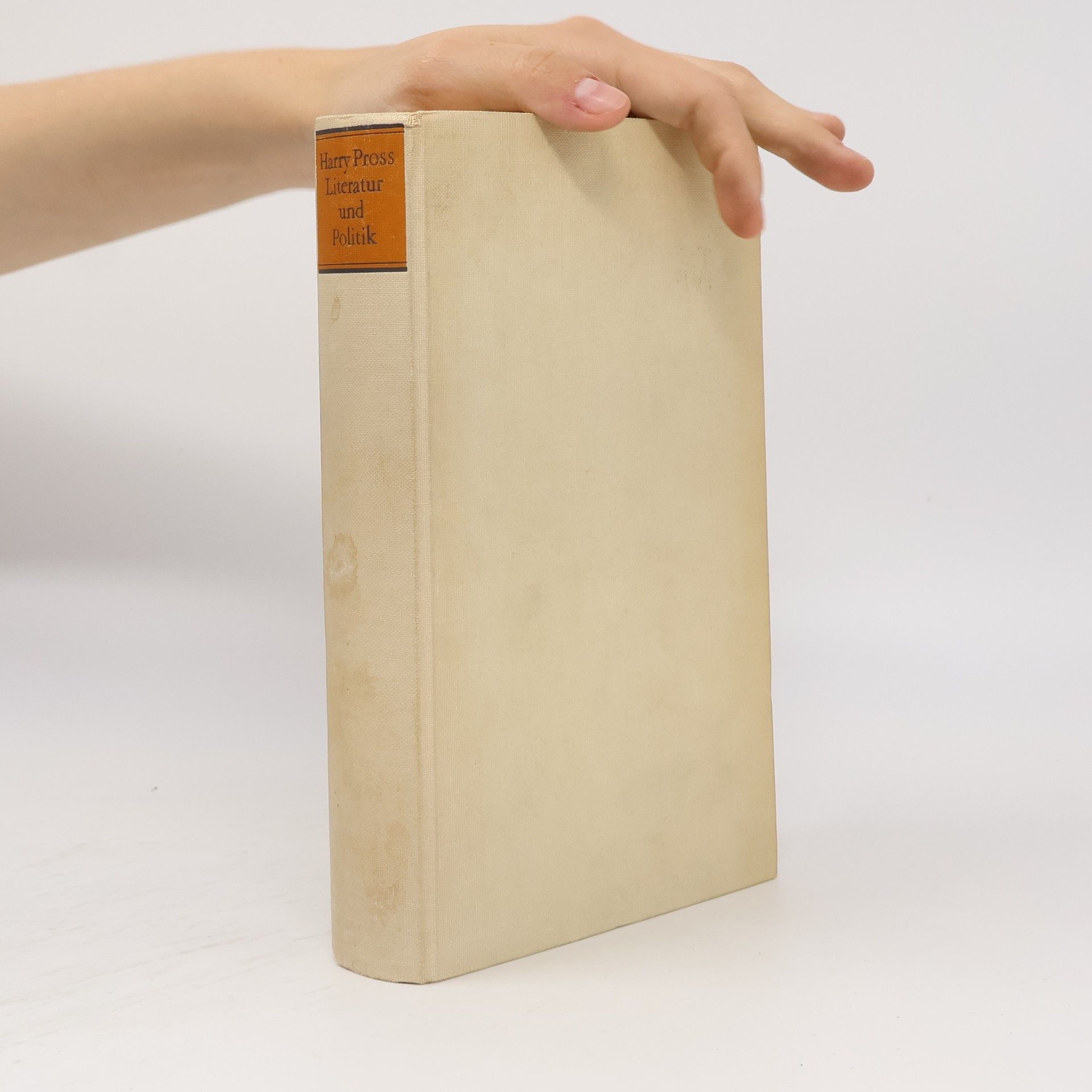 Harry Pross Literatur und Politik