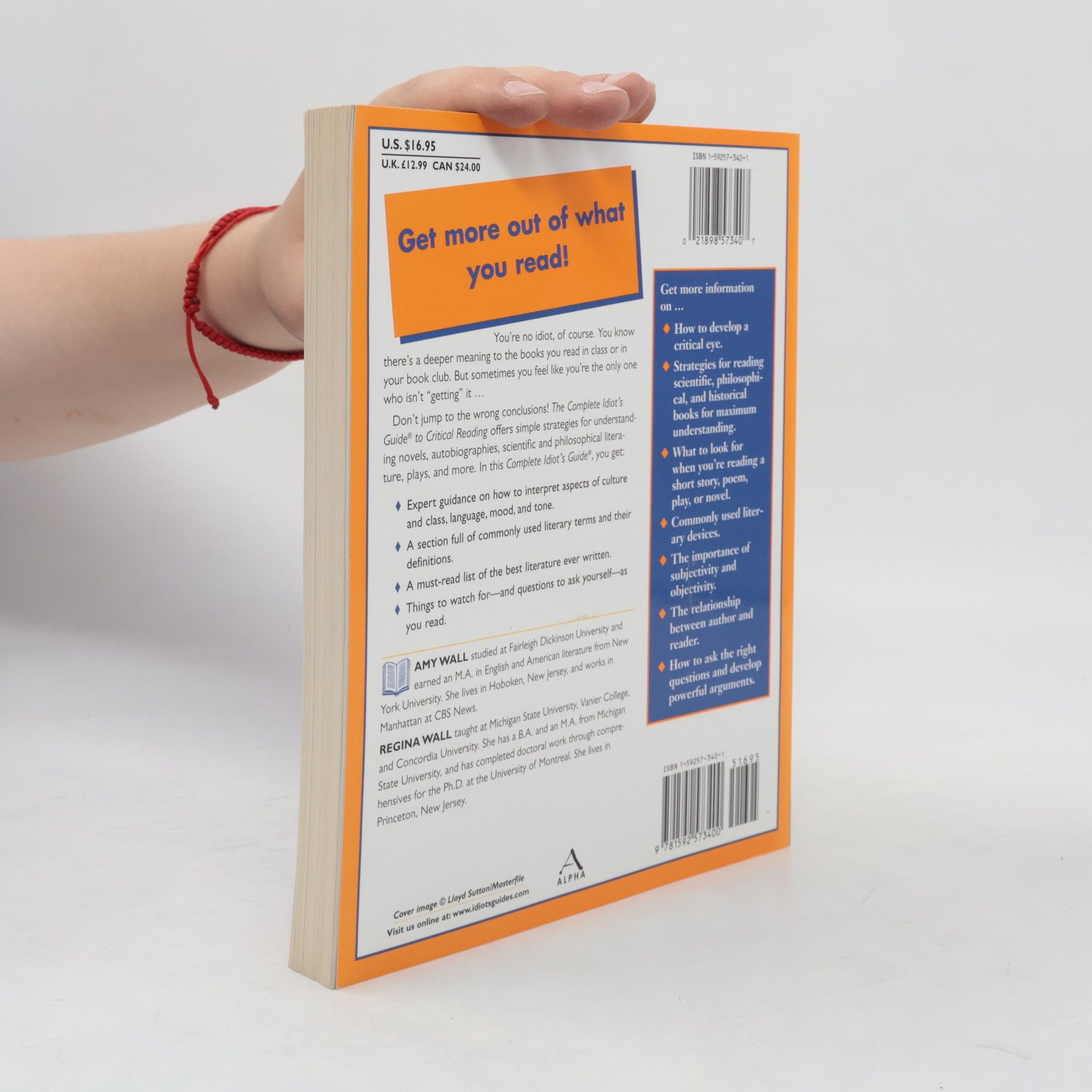 Amy Wallace The Complete Idiot's Guide to Critical Reading