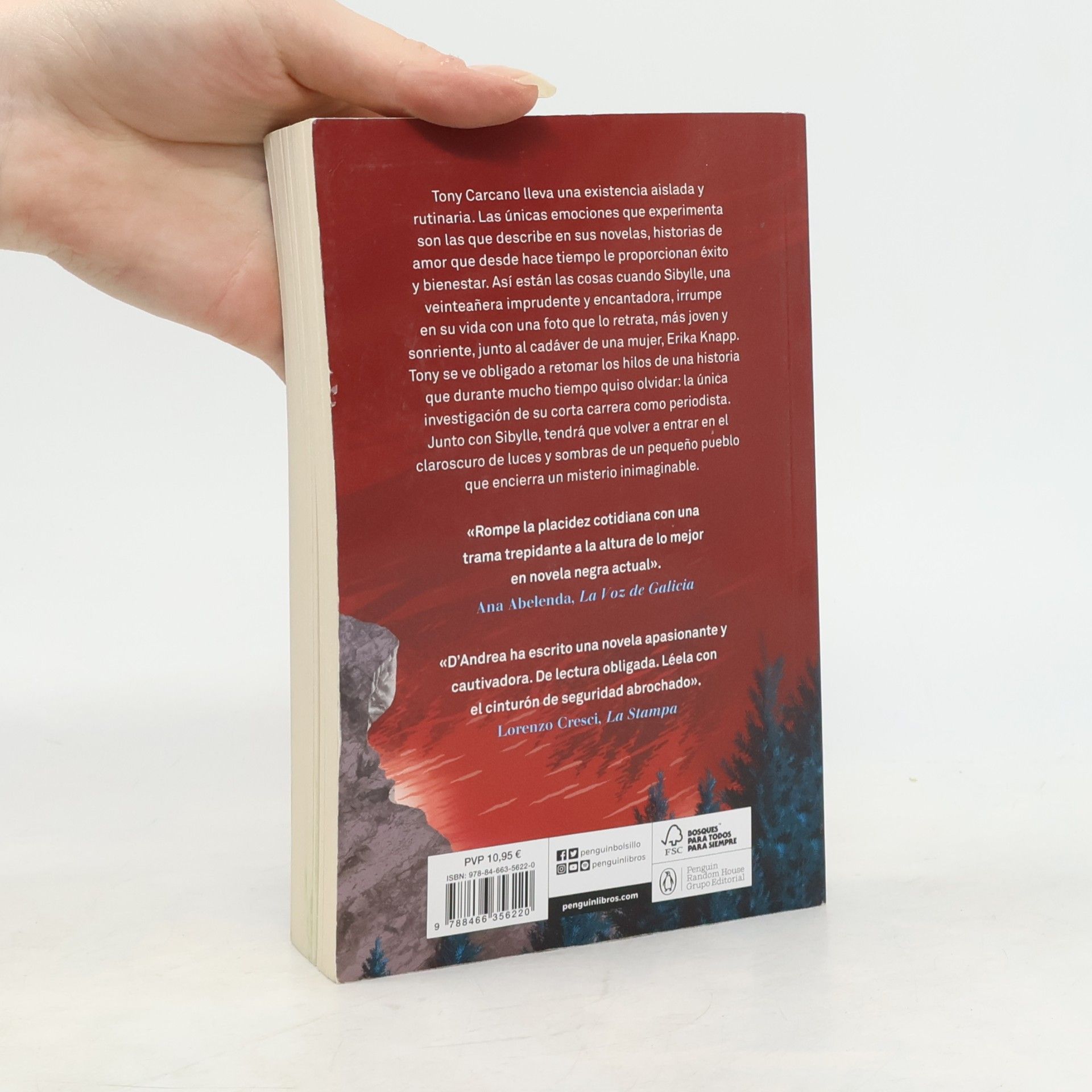 Luca D'Andrea La muerte de Erika Knapp (Best Seller)