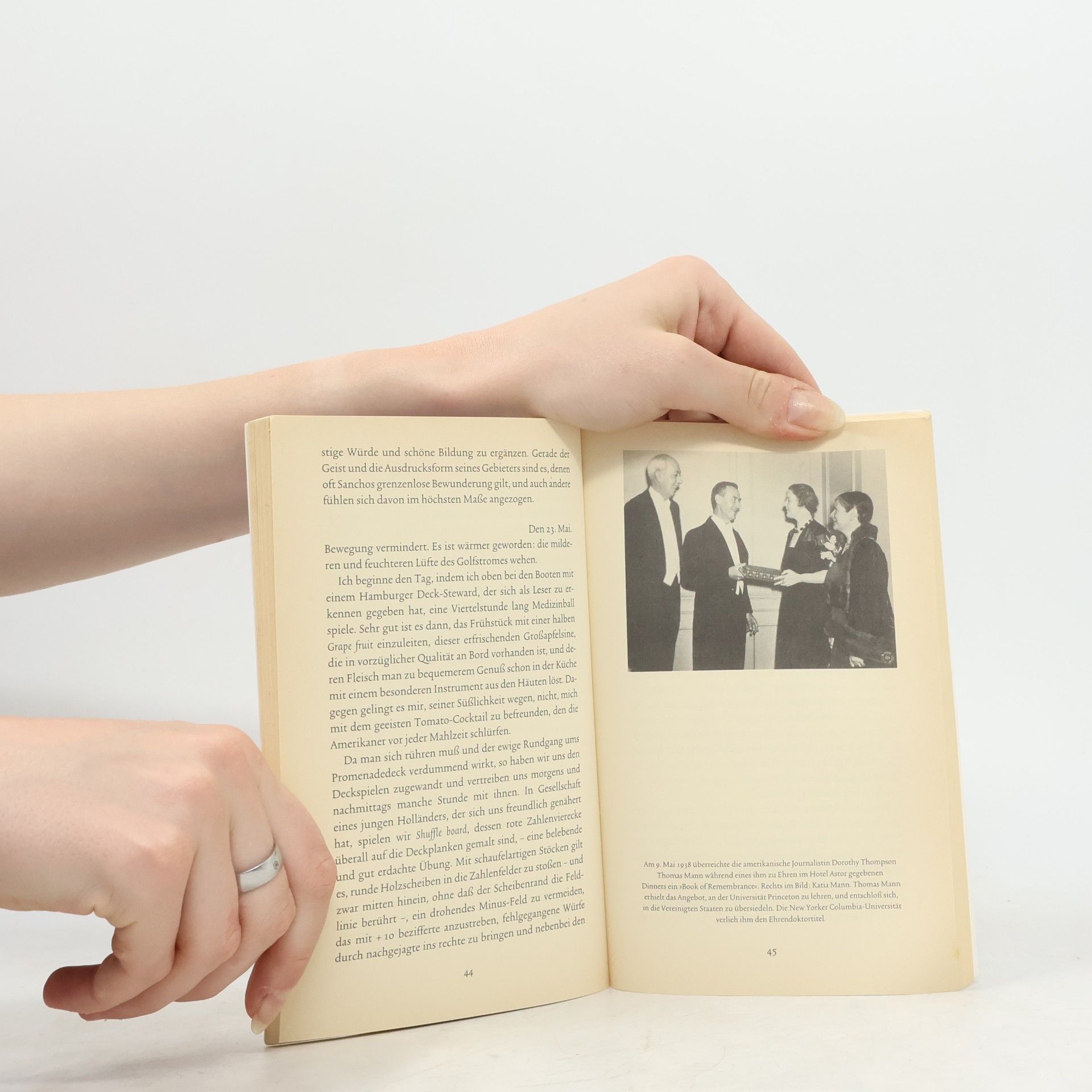 Thomas Mann Meerfahrt mit Don Quijote. Mit einer Übersicht und Photographien von sämtlichen Atlantikreisen Thomas Manns